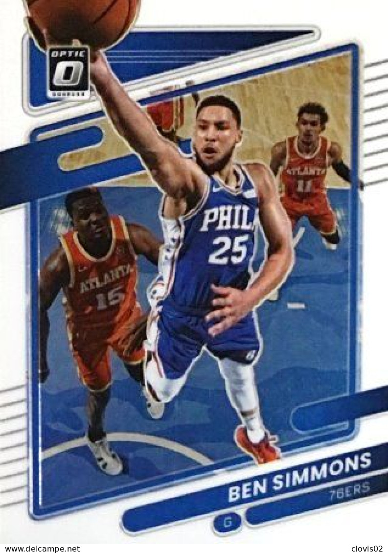 84 Ben Simmons - Philadelphia 76ers- Panini NBA Donruss Optic Carte Basketball 2021-2022 - Otros & Sin Clasificación