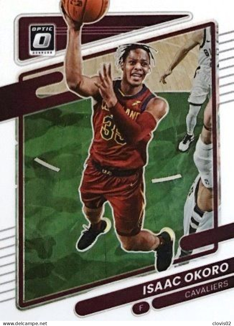 99 Isaac Okoro - Cleveland Cavaliers- Panini NBA Donruss Optic Carte Basketball 2021-2022 - Otros & Sin Clasificación