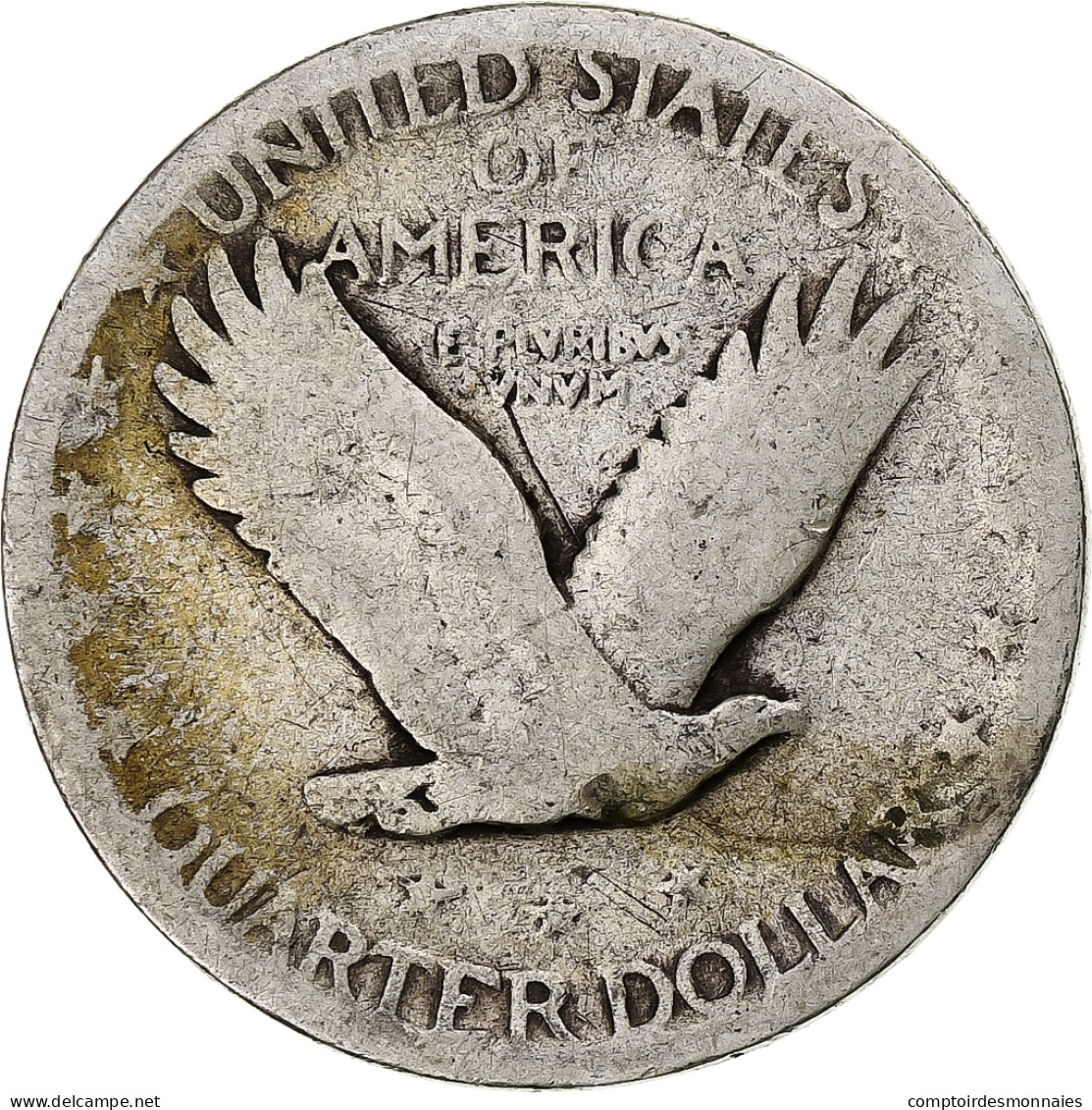 États-Unis, Quarter, Standing Liberty Quarter, 1929, Philadelphie, Argent, B+ - 1916-1930: Standing Liberty (Libertà In Piedi)