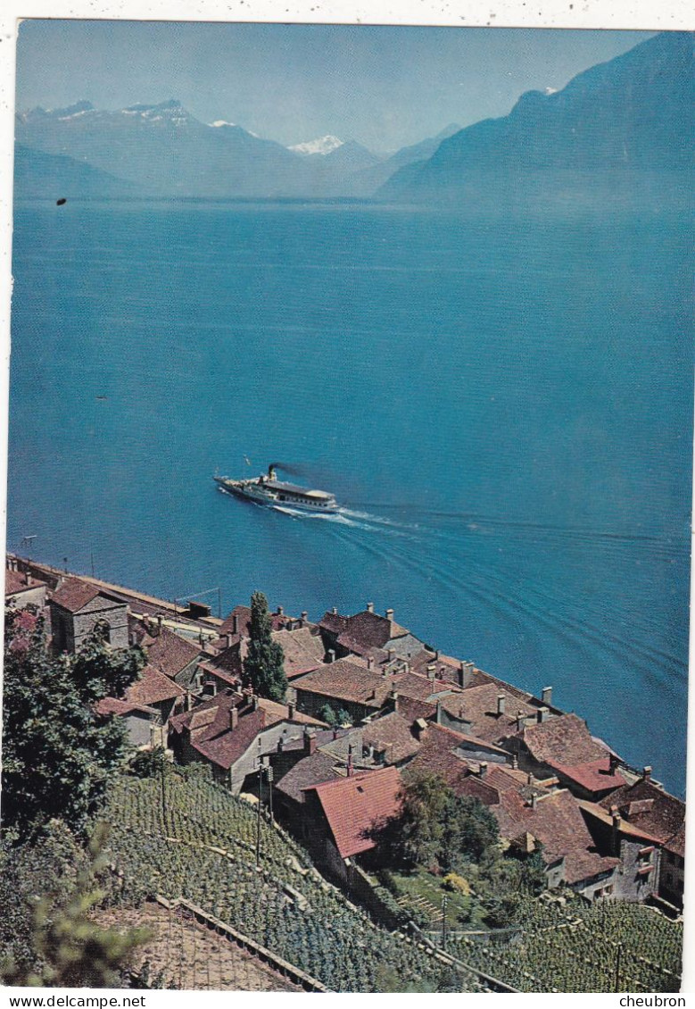 SUISSE .LAC LEMA. VUE AERIENNE. SAINT SAPHORIN - Saint-Saphorin