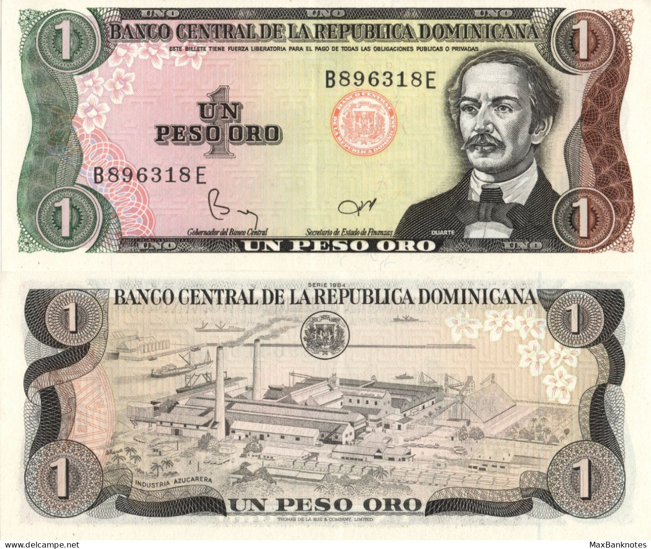 Dominican Rep. / 1 Peso / 1984 / P-126(a) / AUNC - Dominicaanse Republiek