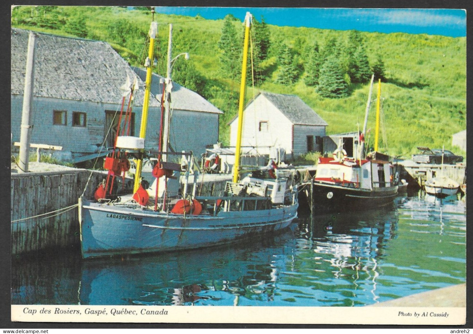 Cap  Des Rosiers  Gaspé Québec - Bateaux De Pêche - Photo Al Cassidy - Gaspé