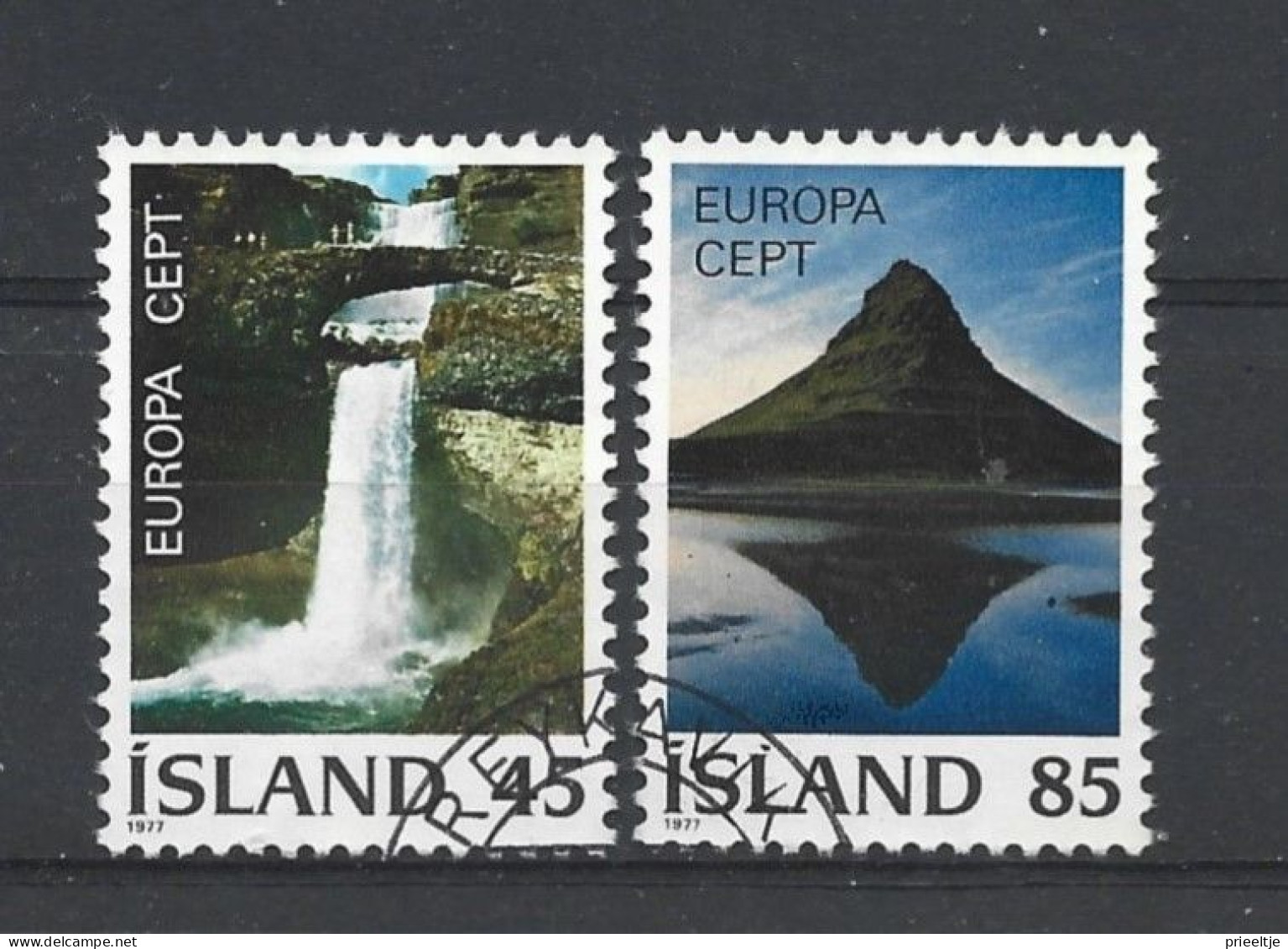 Iceland 1977 Europa Landscapes Y.T. 475/476  (0) - Usati