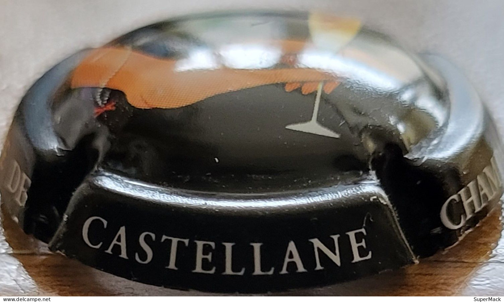 Capsule Champagne DE CASTELLANE  Série 16 Ecriture Sur Contour, Noir, N°082 - De Castellane