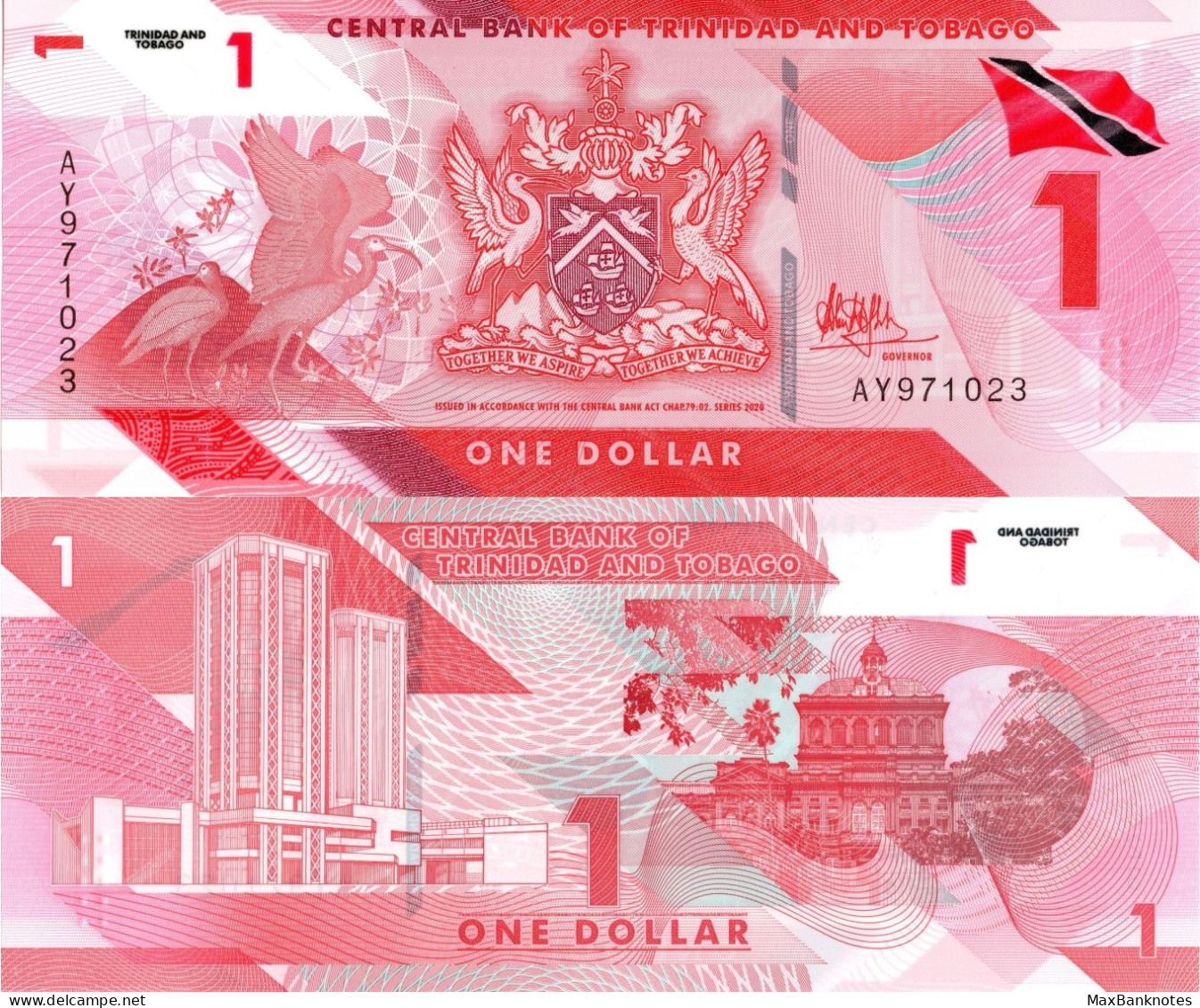 Trinidad & Tobago / 1 Dollar / 2020 / P-60(a) / UNC - Trinité & Tobago