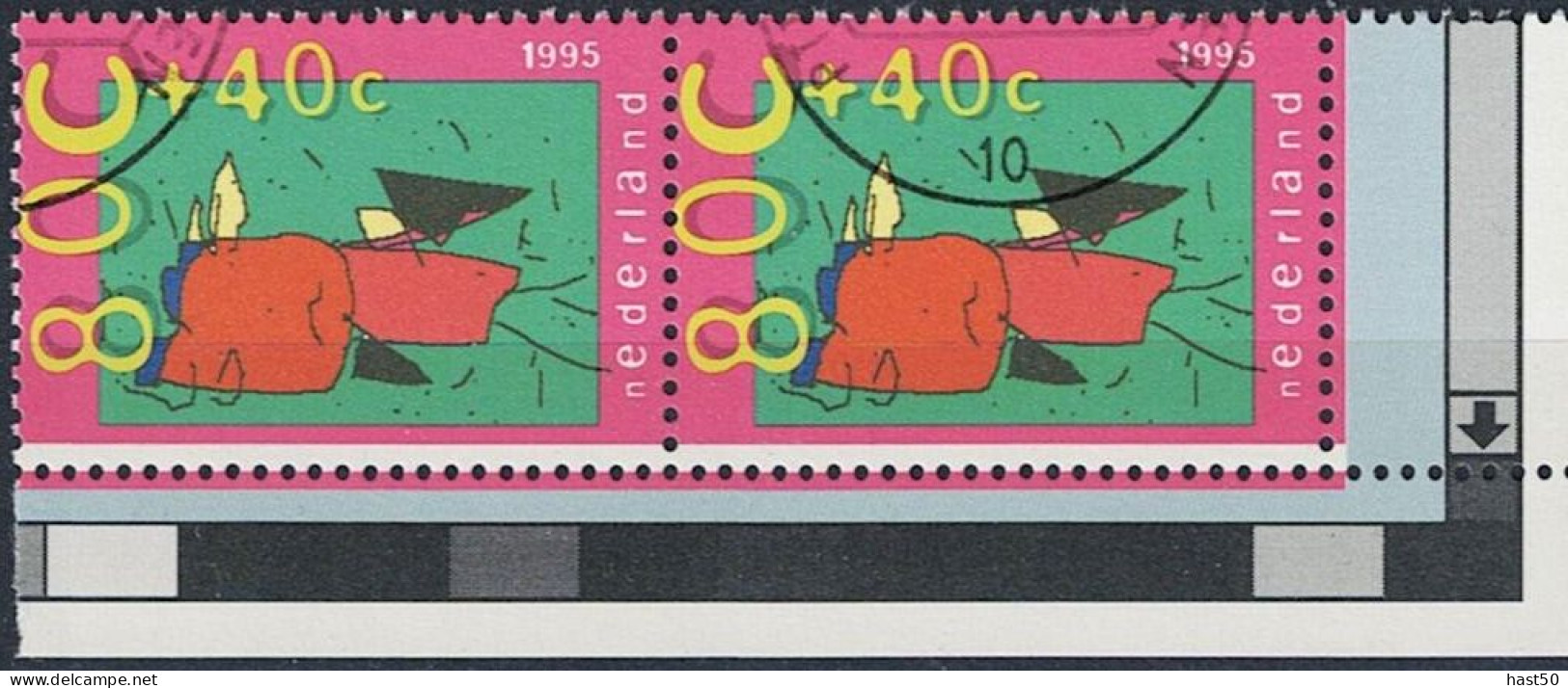 Niederlande Netherlands Pays-Bas - Voor Het Kind (MiNr: 1559 2x) 1995 - Gest Used Obl - Oblitérés