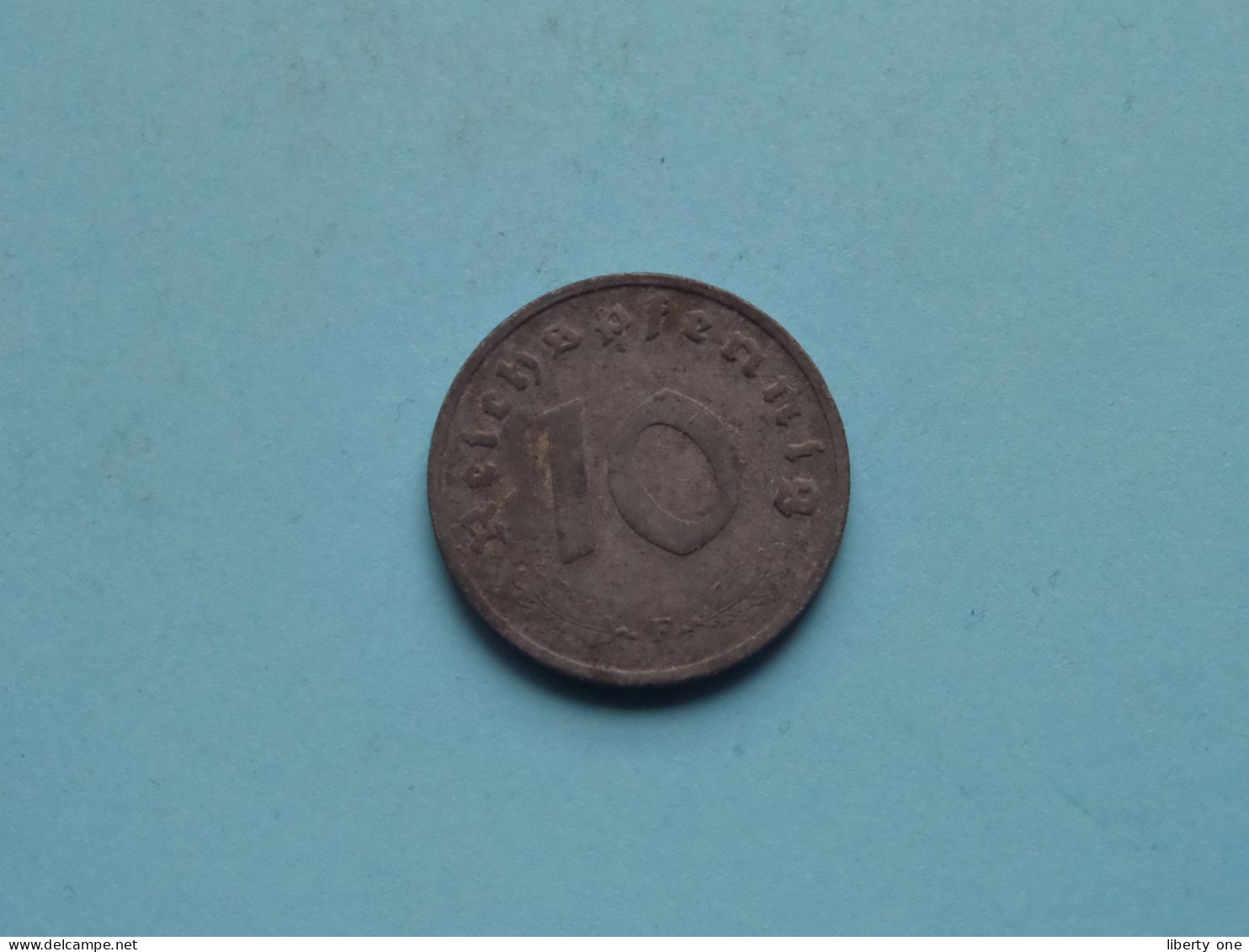 1940 F > 10 Reichspfennig ( Zie/voir SCANS Voor Detail ) >> ( Uncleaned ) ! - 10 Reichspfennig