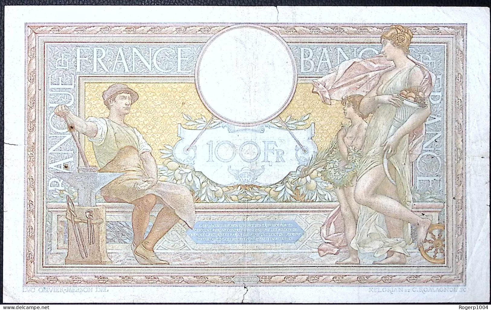FRANCE * 100 Francs * LOM * 02/02/1939 * Fay 25.41 * Etat/Grade TB+/FF - 100 F 1908-1939 ''Luc Olivier Merson''