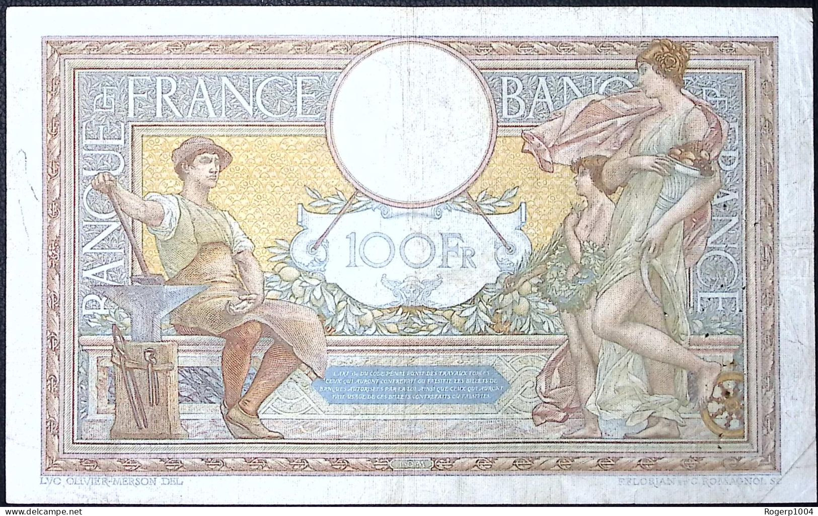 FRANCE * 100 Francs * LOM * 20/12/1964 * Fay 24.13 * Etat/Grade TTB/VF - 100 F 1908-1939 ''Luc Olivier Merson''