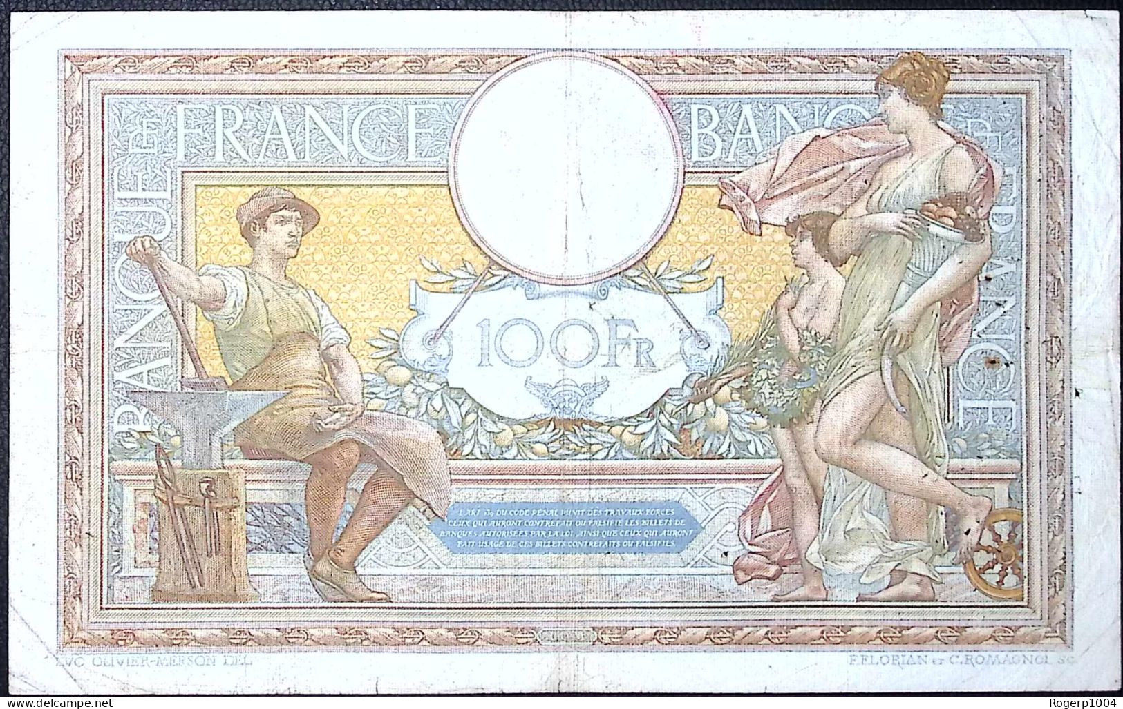 FRANCE * 100 Francs * LOM * 29/03/1934 * Fay 24.13 * Etat/Grade TTB/VF - 100 F 1908-1939 ''Luc Olivier Merson''