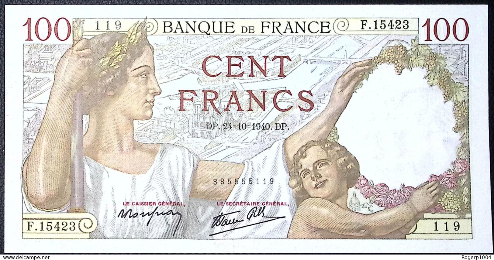 FRANCE * 100 Francs * Sully * 24/10/1940 * Fay 26.39 * Etat/Grade NEUF/UNC - 100 F 1939-1942 ''Sully''