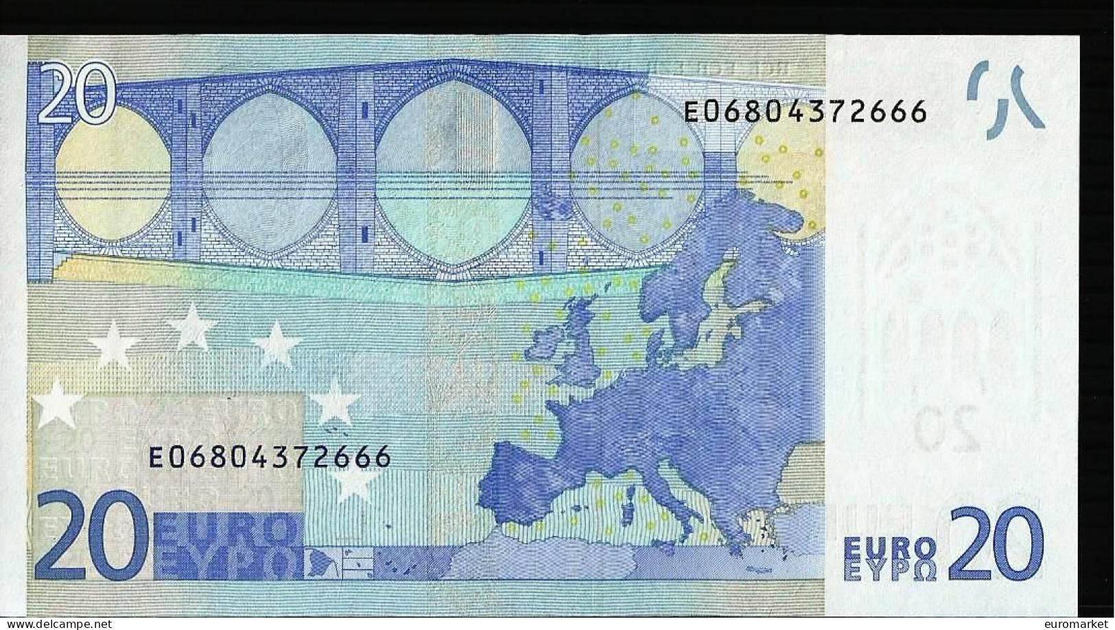 20 EURO "E" R026 SLOVAQUIE - SLOVACCHIA AUNC DRAGHI - 20 Euro