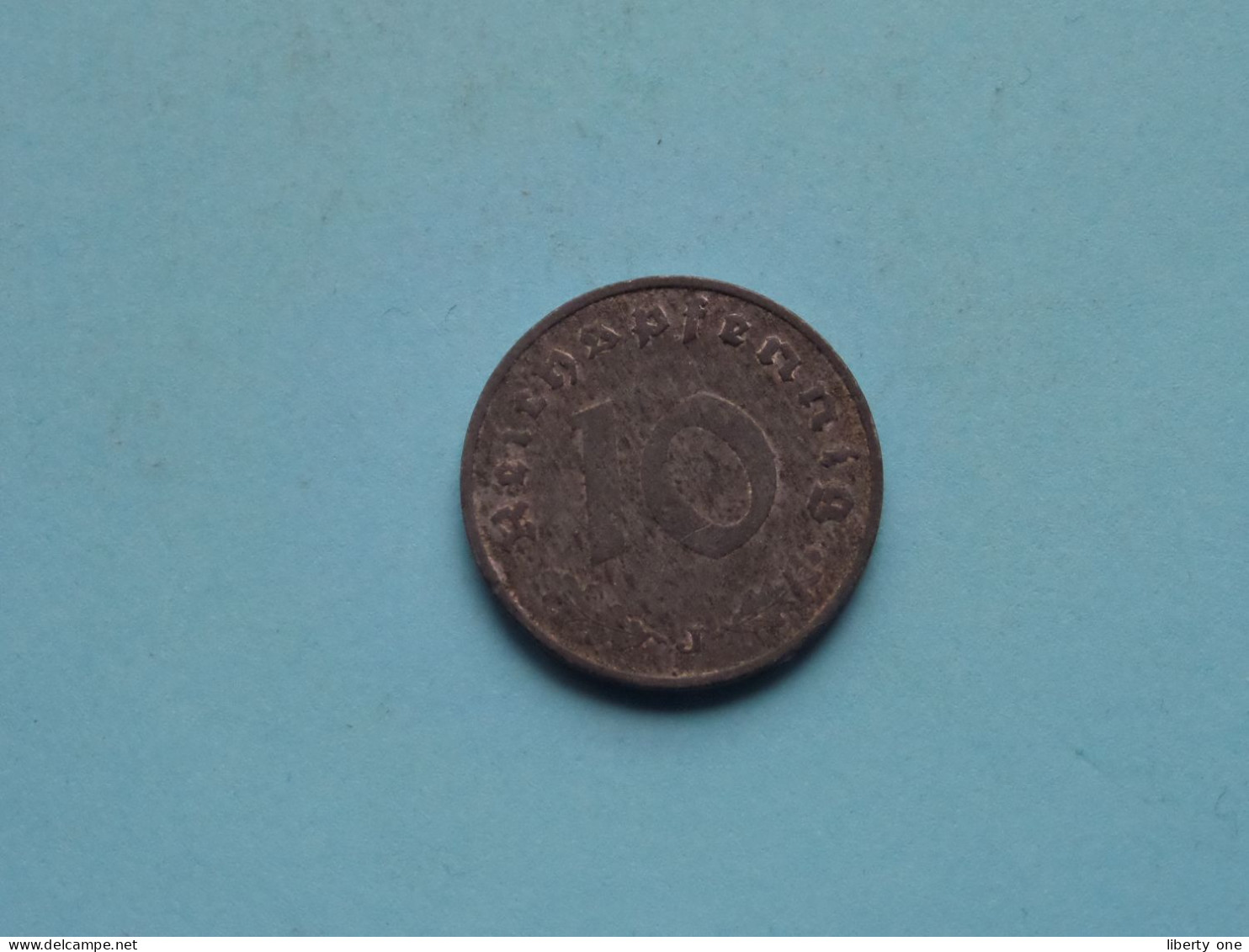 1940 J > 10 Reichspfennig ( Zie/voir SCANS Voor Detail ) >> ( Uncleaned ) ! - 10 Reichspfennig