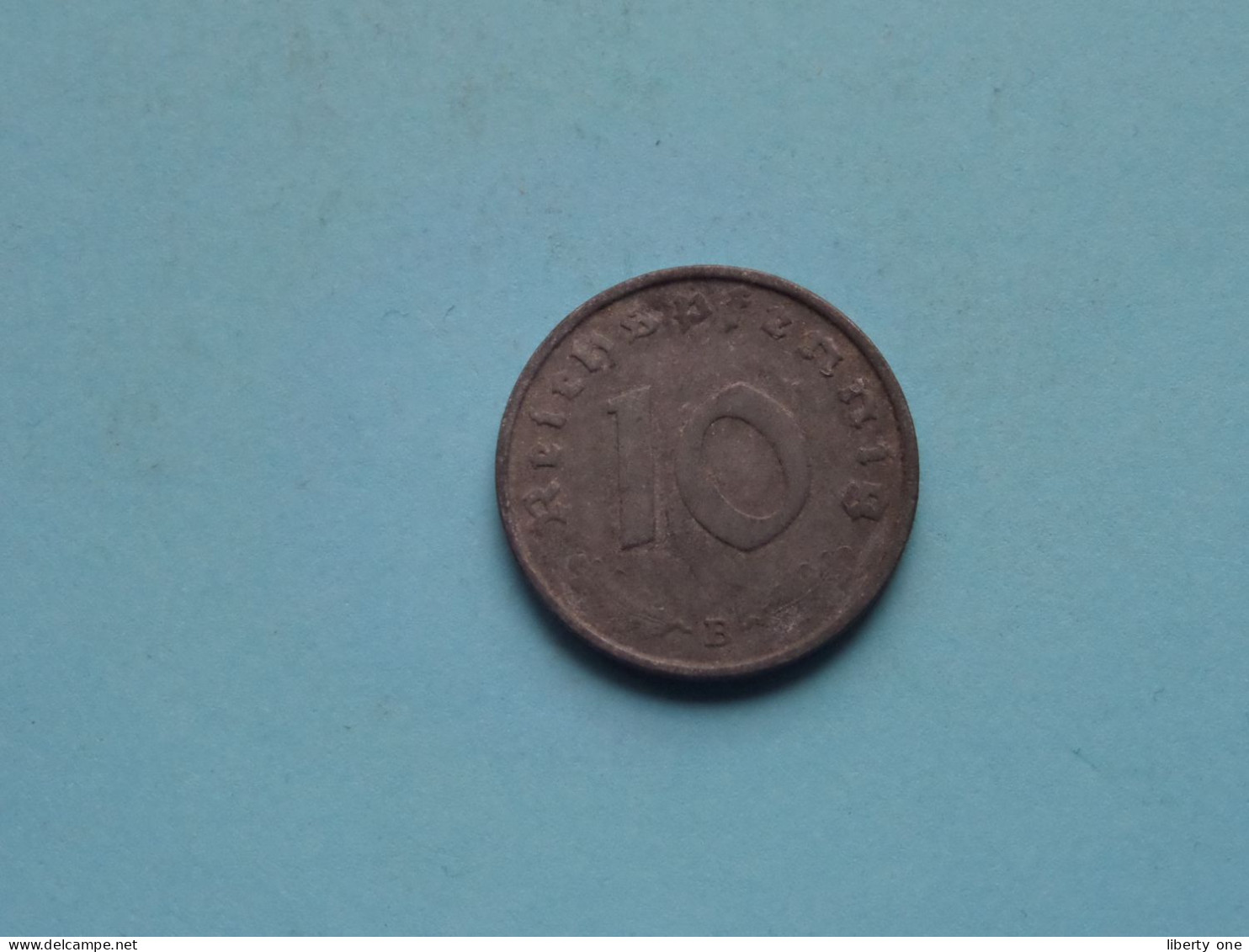 1942 B > 10 Reichspfennig ( Zie/voir SCANS Voor Detail ) >> ( Uncleaned ) ! - 10 Reichspfennig