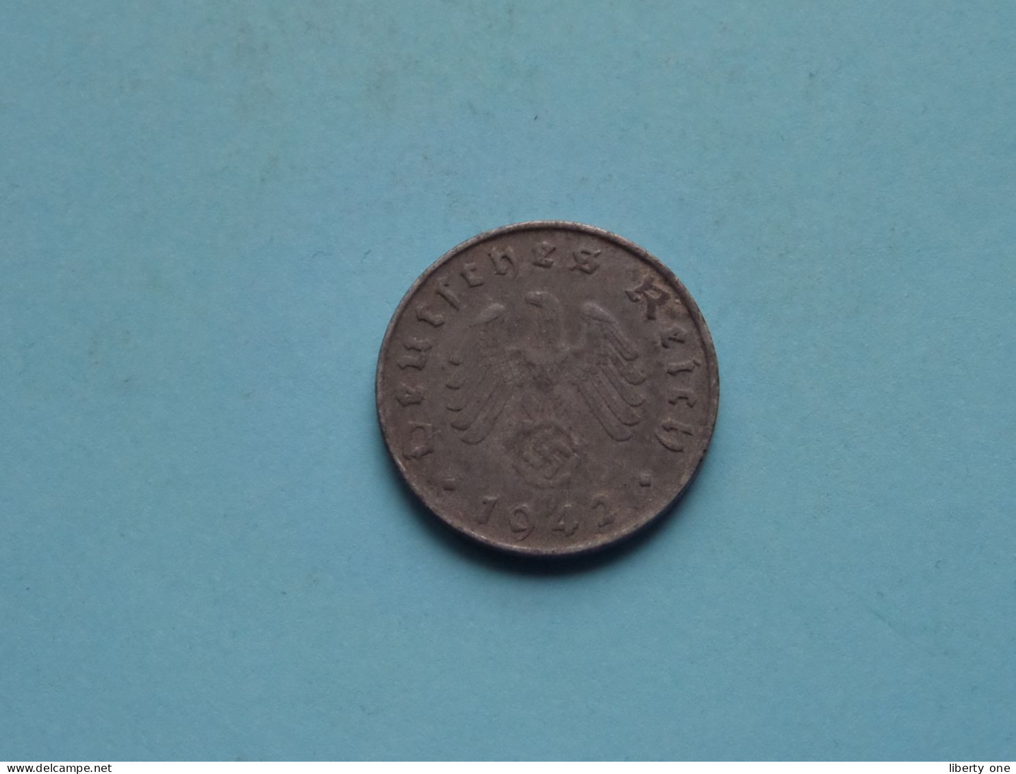 1942 B > 10 Reichspfennig ( Zie/voir SCANS Voor Detail ) >> ( Uncleaned ) ! - 10 Reichspfennig