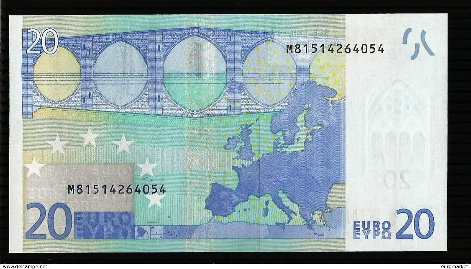 20 EURO "M" U015 PORTUGAL - PORTOGALLO AUNC TRICHET - 20 Euro