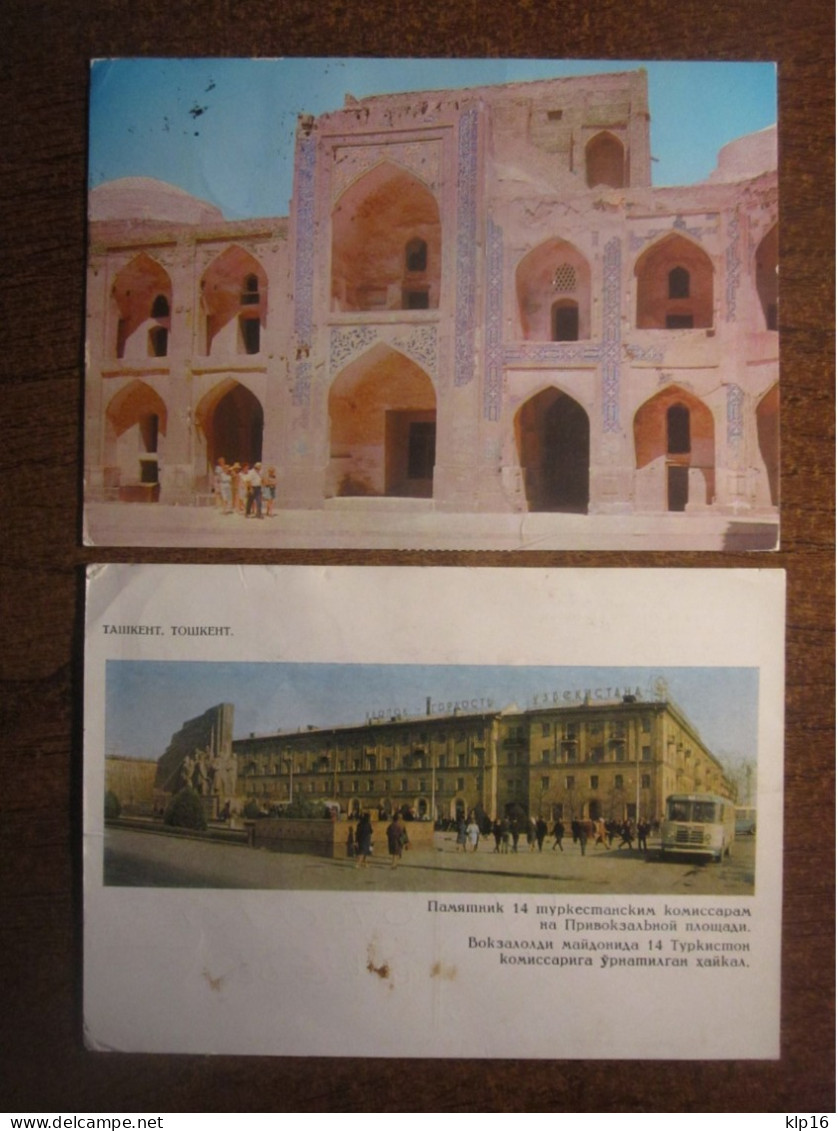 RUSSIA, SOVIET CENTRAL ASIA, UZBEKISTAN COVERS ABROAD - Storia Postale