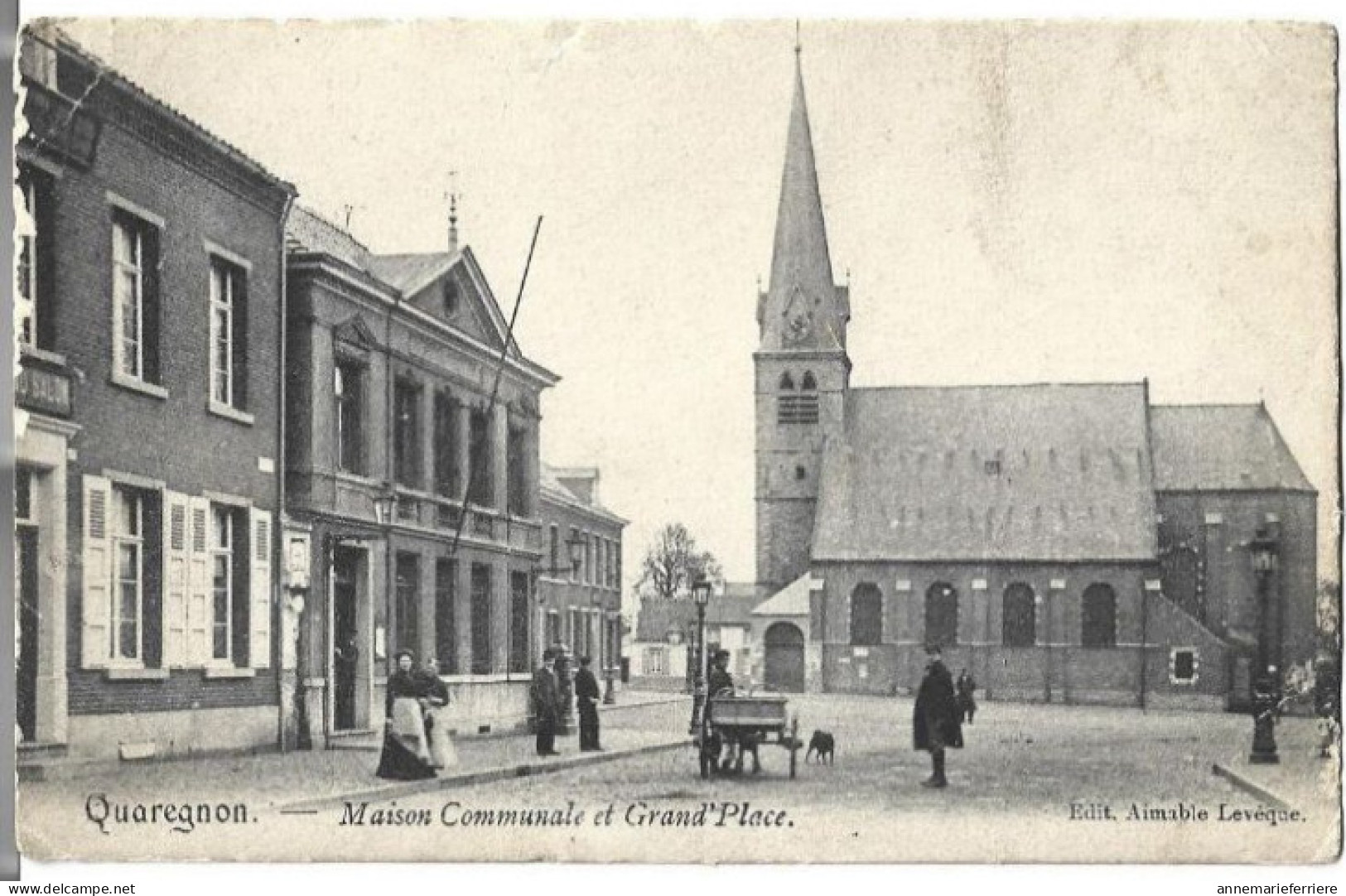 Quaregnon Maison Communale Et Grand' Place - Quaregnon