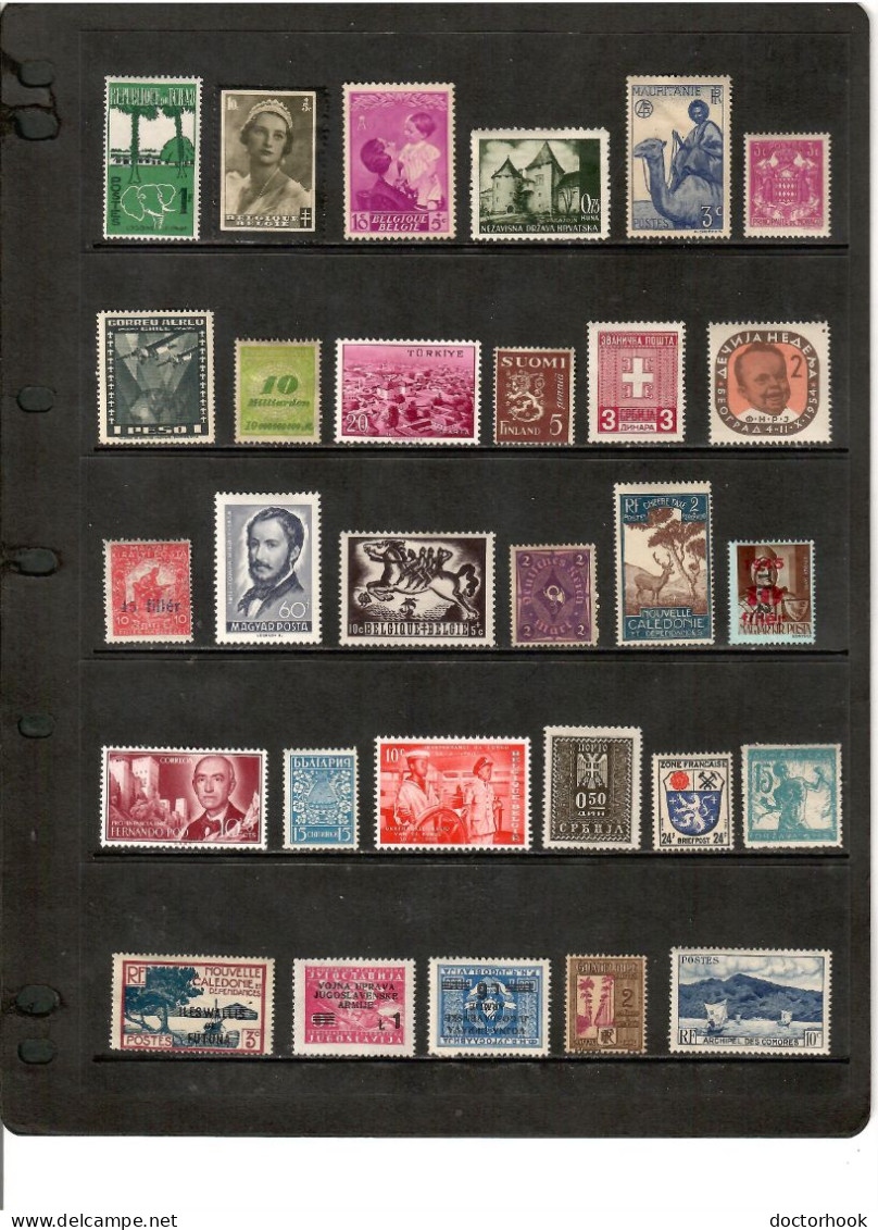 WORLDWIDE---Collection Of MINT LH/HINGED DL-1381 - Collections (sans Albums)