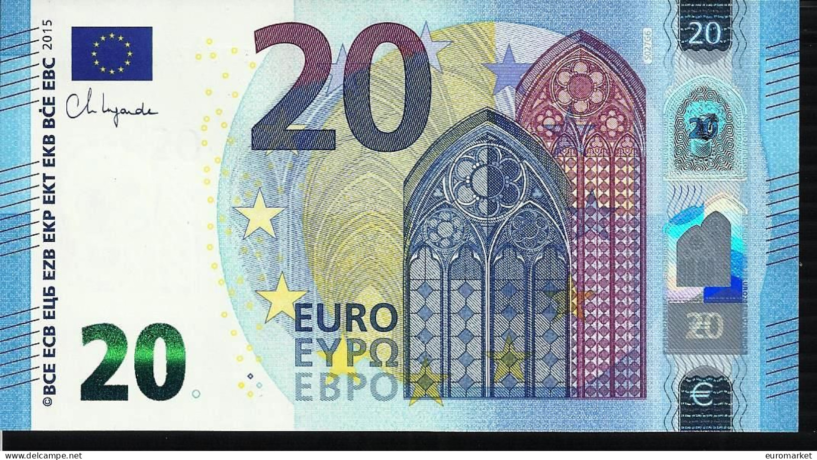 20 EURO "SP" S027 ITALIE - ITALIA UNC - NEUF LAGARDE - 20 Euro