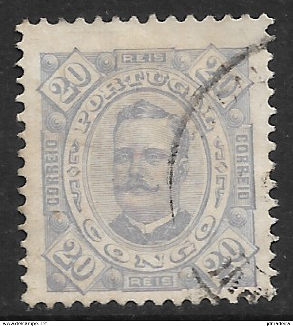 Portuguese Congo – 1894 King Carlos 20 Réis Used Stamp - Congo Portuguesa