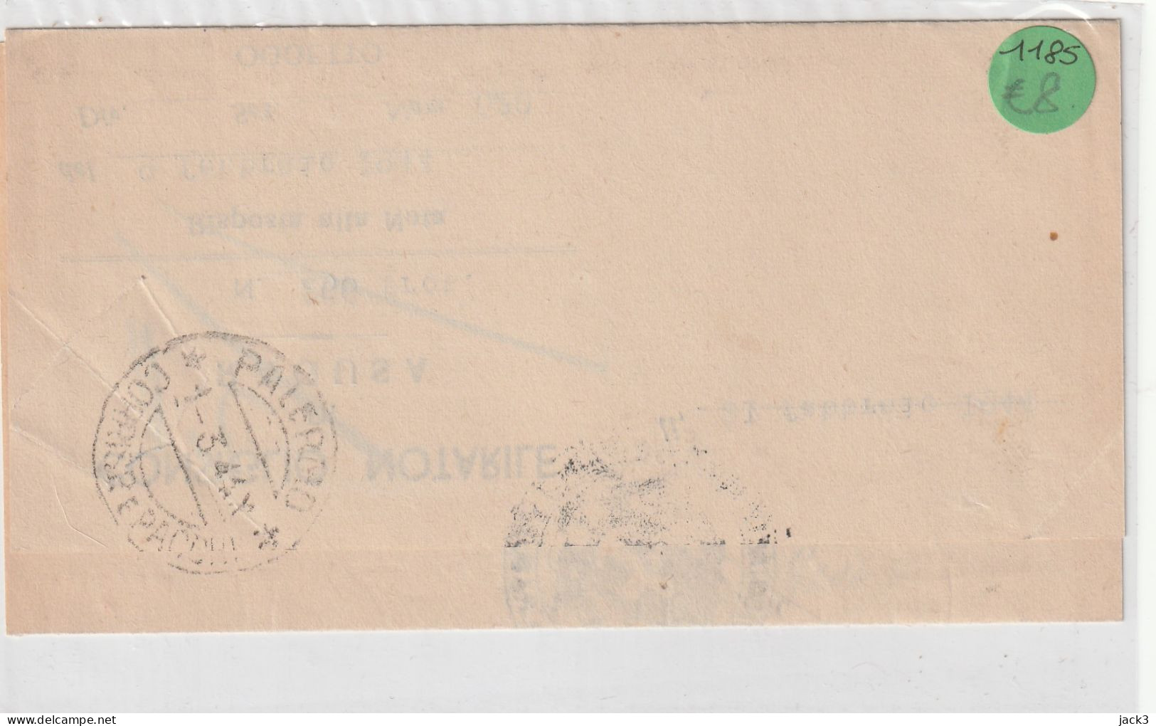 PIEGO - STORIA POSTALE - ALB. - AMGOT 50CENT - Anglo-american Occ.: Sicily