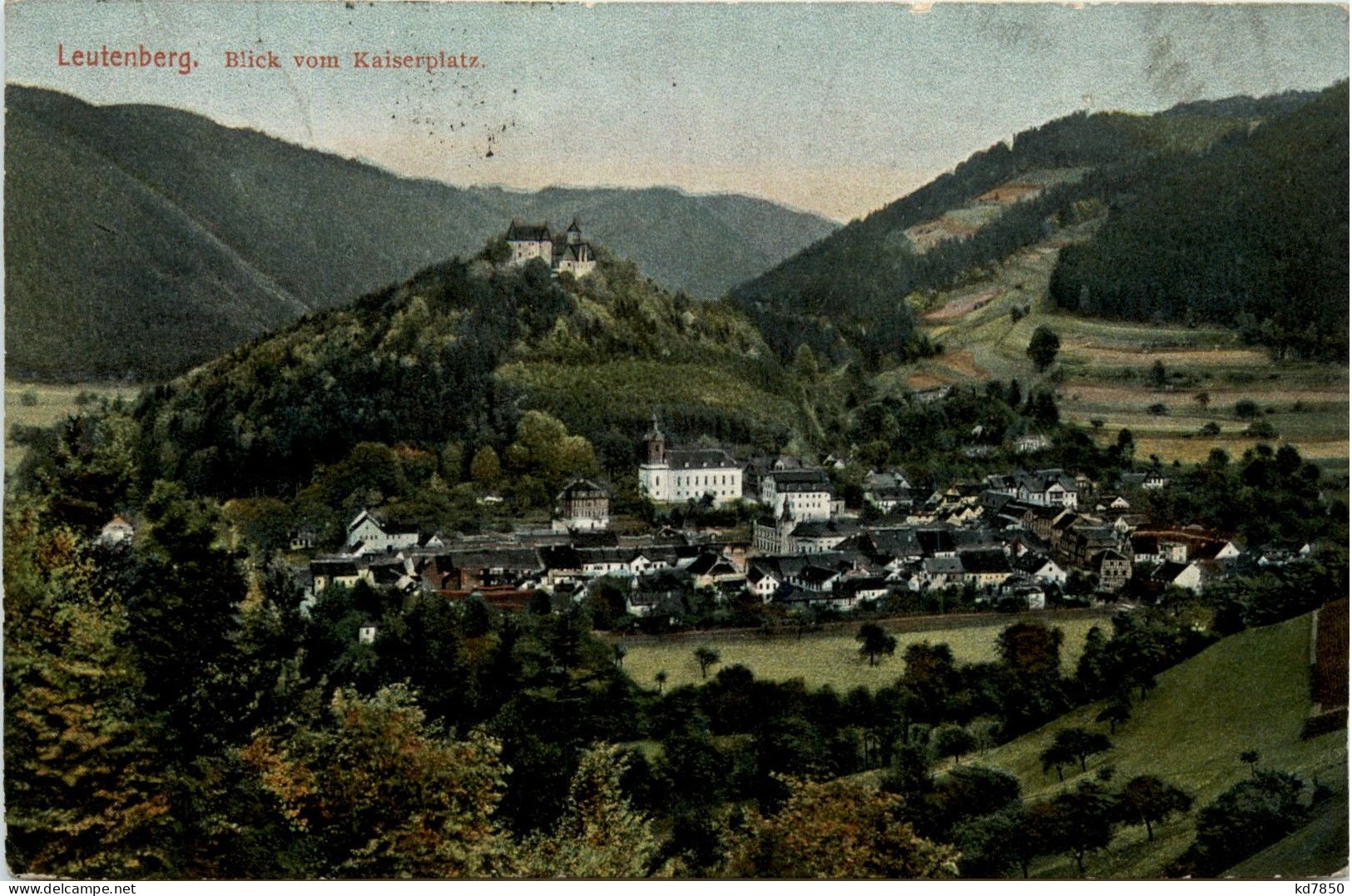 Bad Leutenberg I.Th. Und Umgebung - Blick Vom Kaiserplatz - Leutenberg