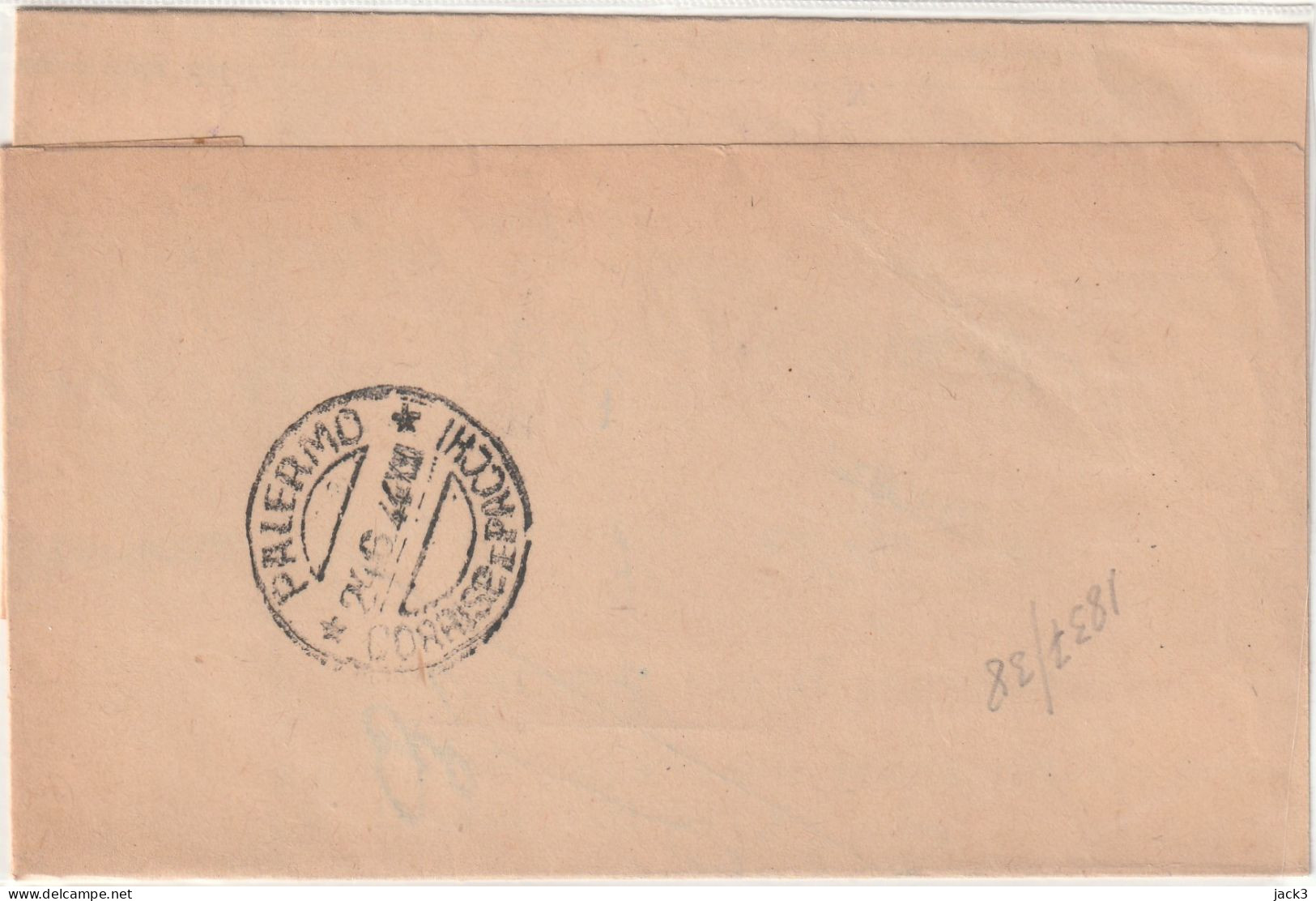 PIEGO - STORIA POSTALE - ALB. -  AMGOT 25CENT - Ocu. Anglo-Americana: Sicilia