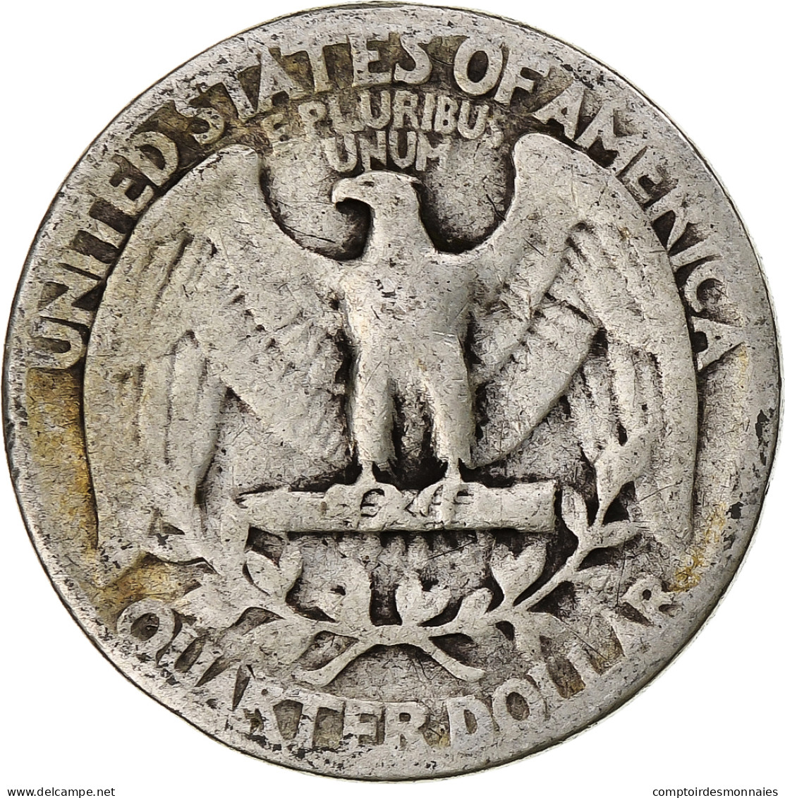 États-Unis, Quarter, Washington Quarter, 1942, Philadelphie, Argent, TB, KM:164 - 1932-1998: Washington