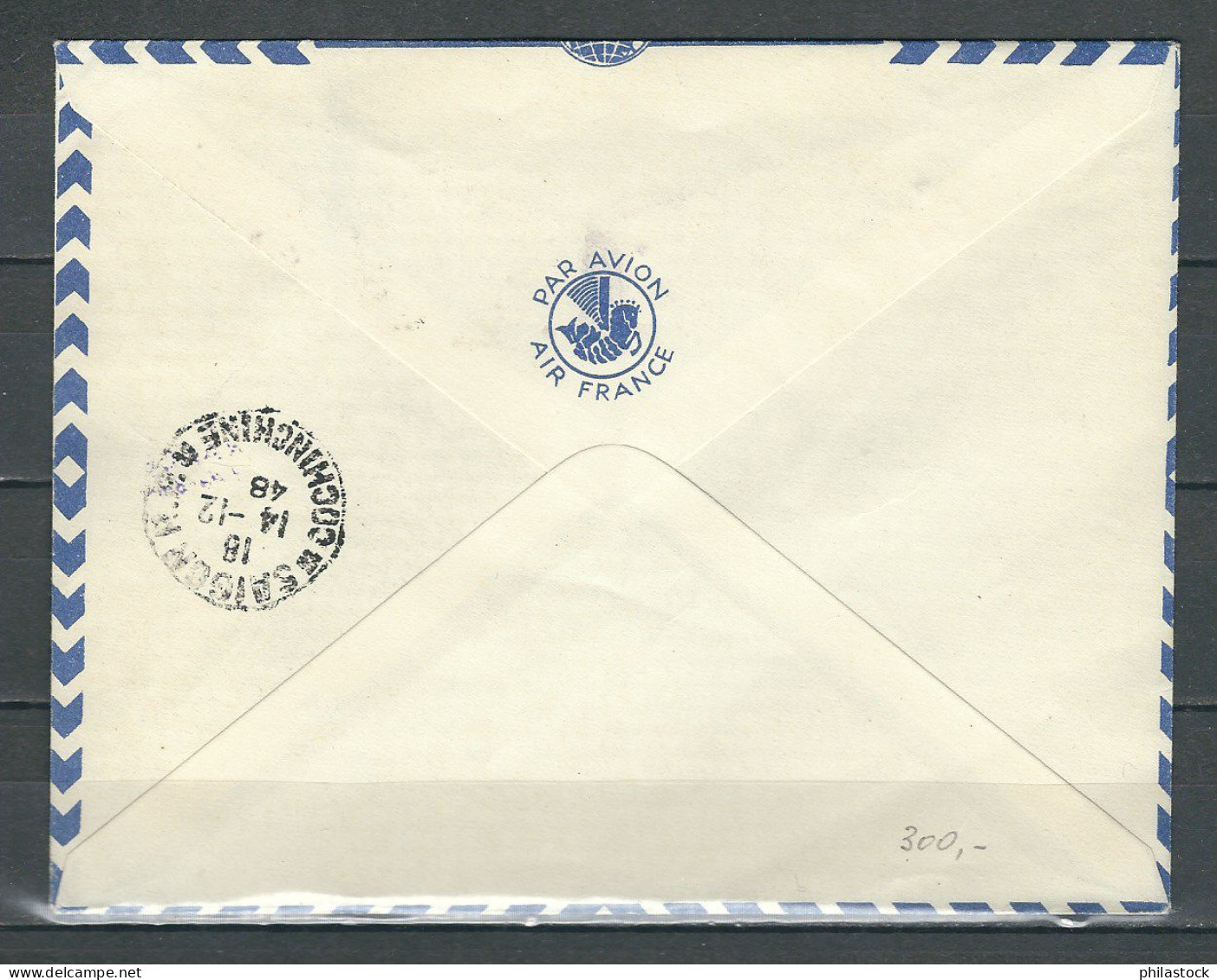 NCE 08/12/1948 1° Liaison Aérienne Nouméa Saigon Via Sydney - Cartas & Documentos