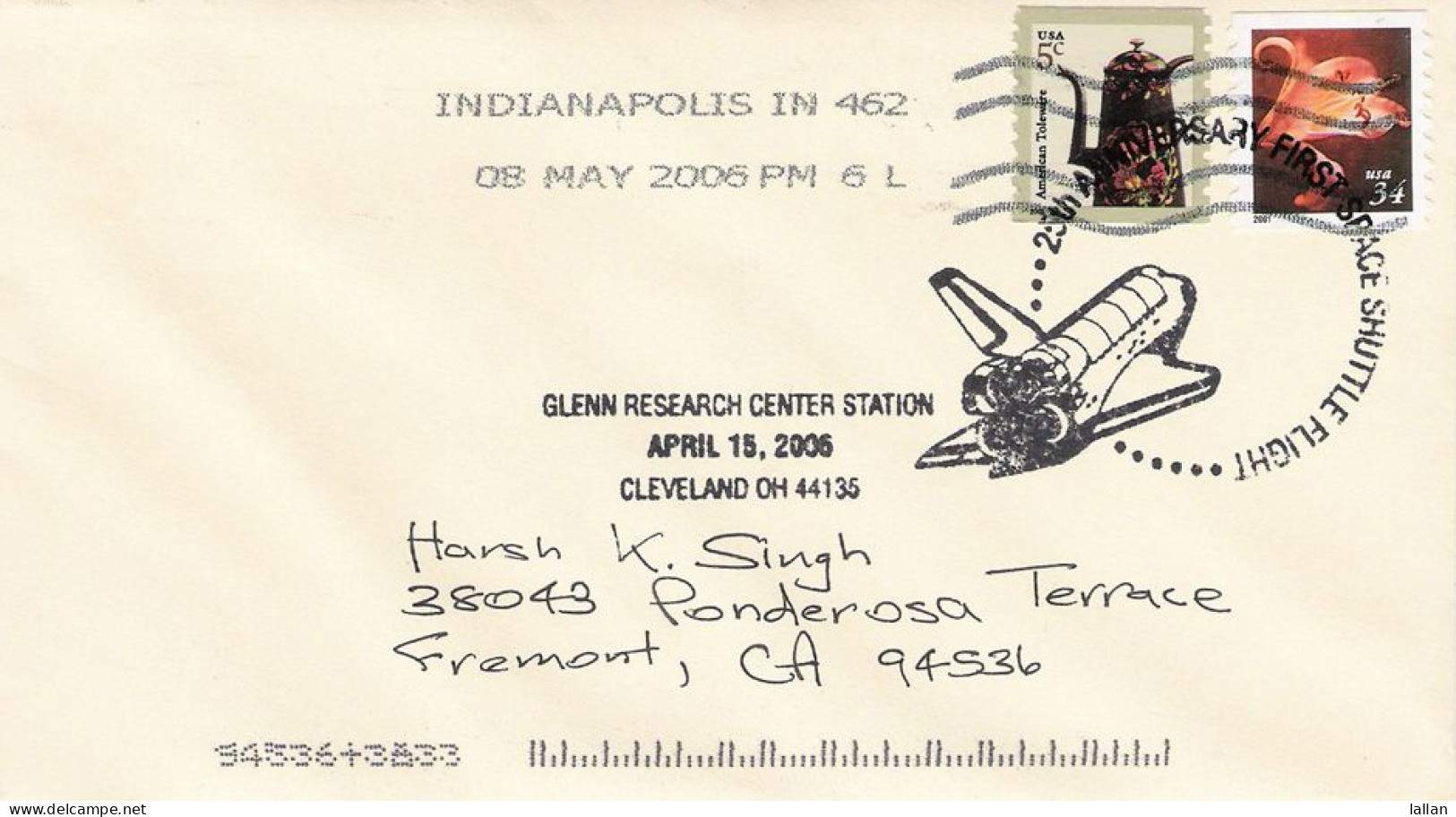 25th Anniversary Of First Space Shuttle Flight, Domestic Cover With US Pictorial Postmark, 2006 - North  America