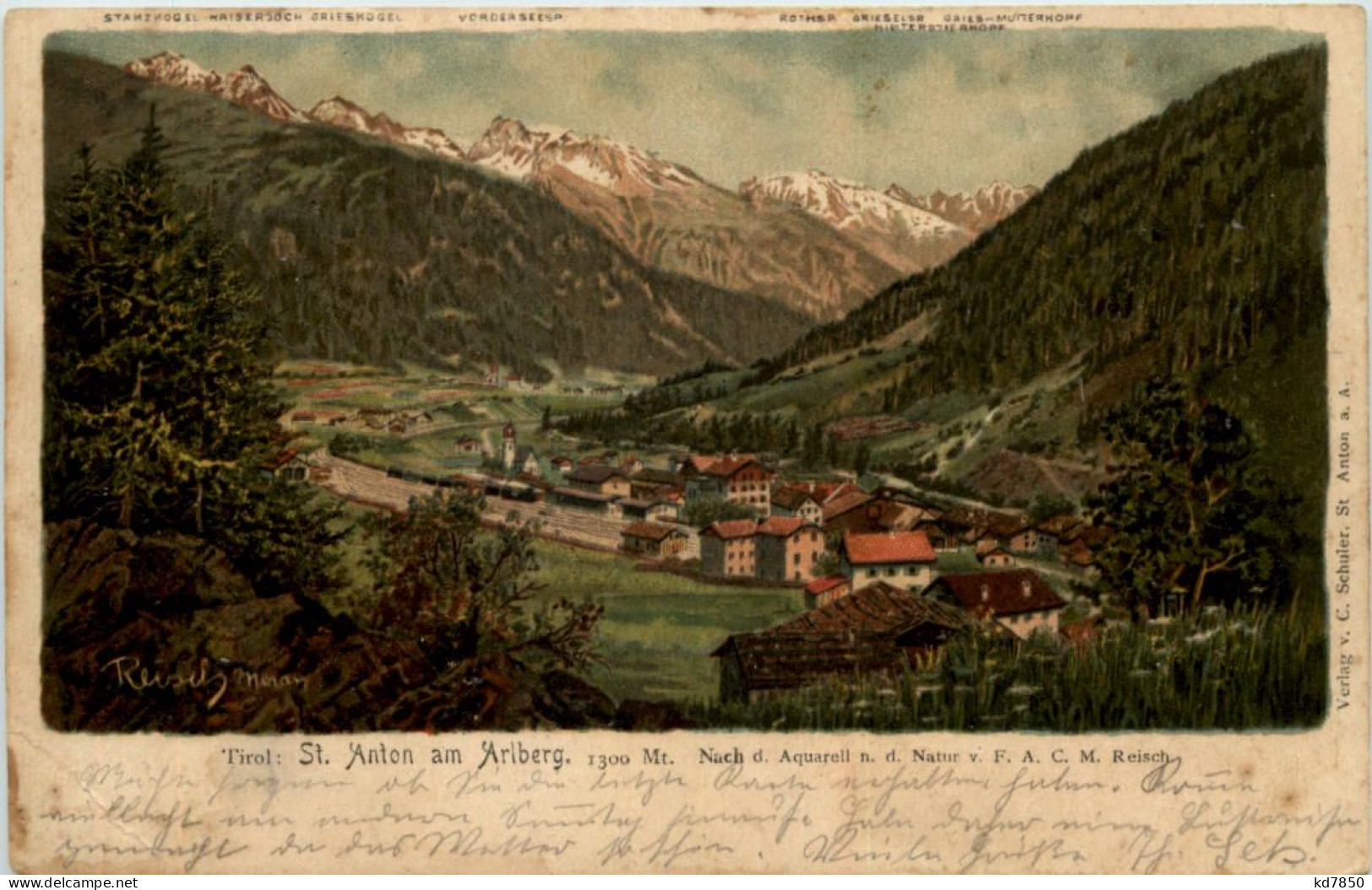 St. Anton Am Arlberg - Litho - St. Anton Am Arlberg