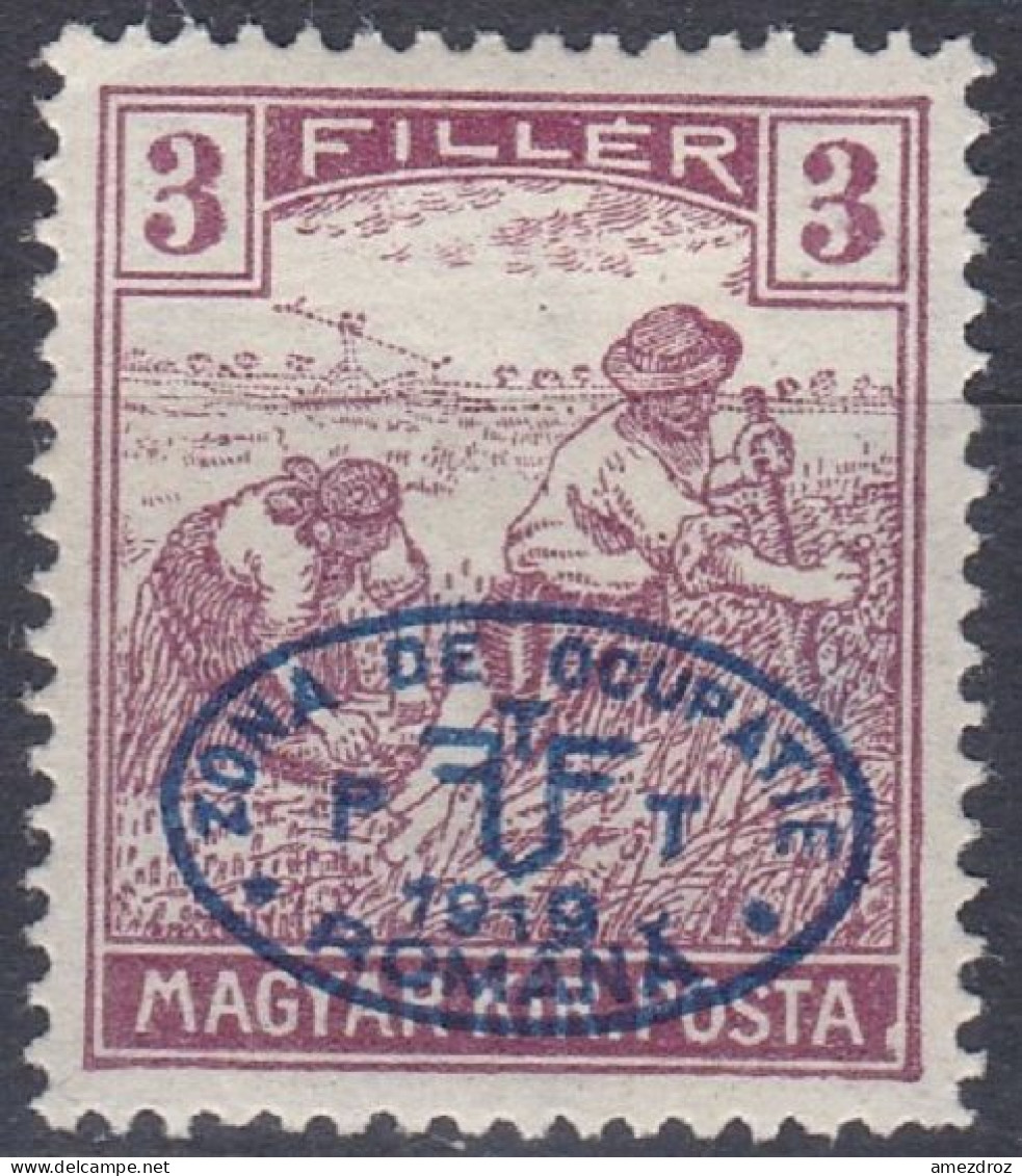 Hongrie Debrecen 1919 N° 15 MH * Moissonneurs (K14) - Debreczen