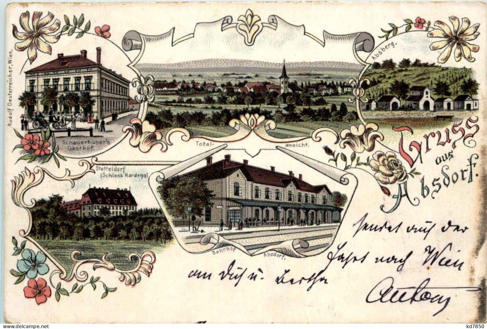 Gruss Aus Absdorf - Litho - Tulln