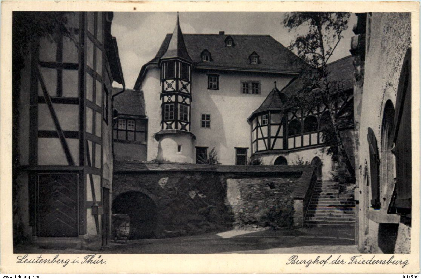 Leutenberg I. Thür., Burghof Der Friedenburg - Leutenberg