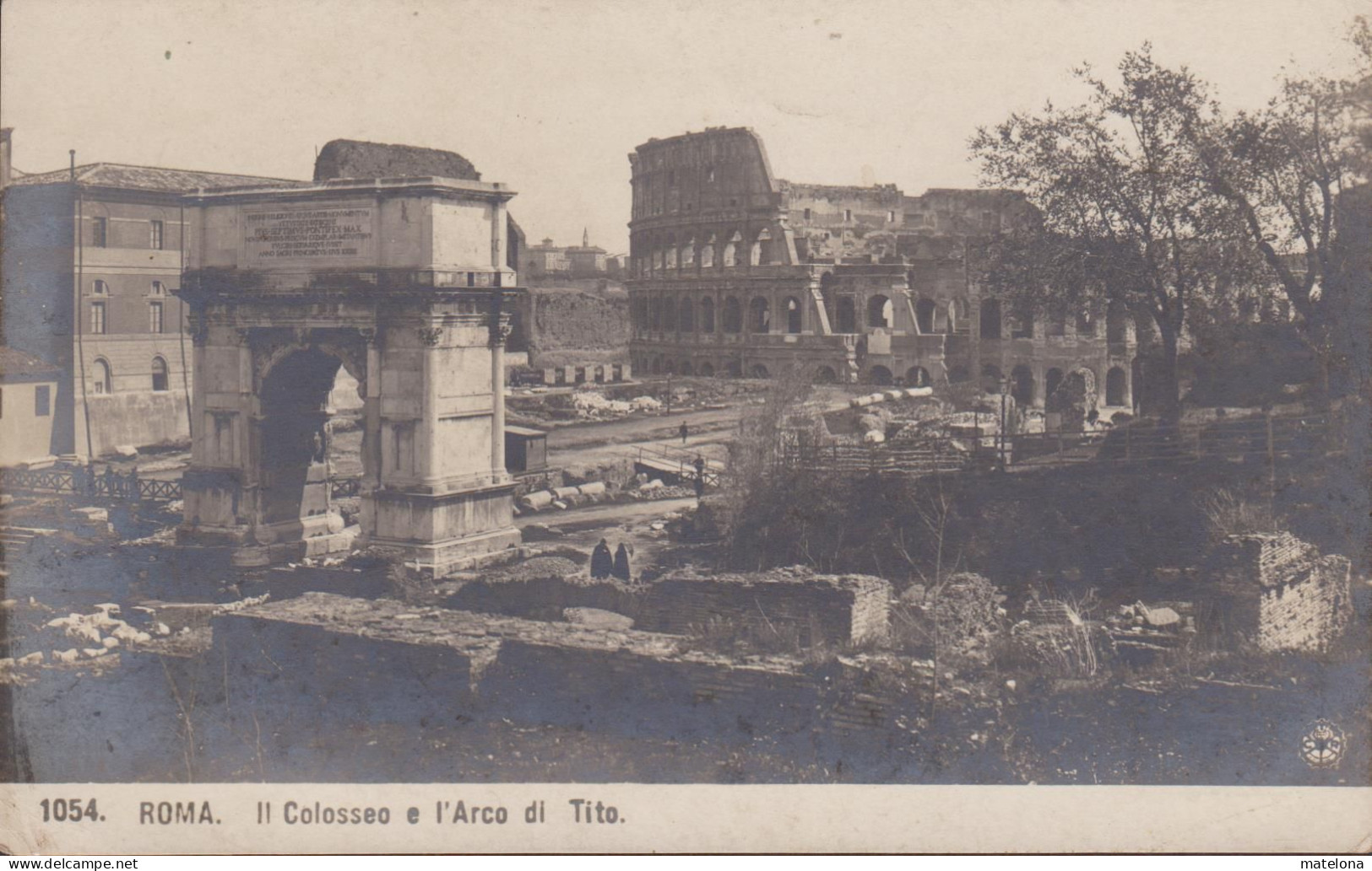 ITALIE LAZIO ROMA ROME IL COLOSSEO E L'ARCO DI TITO - Kolosseum