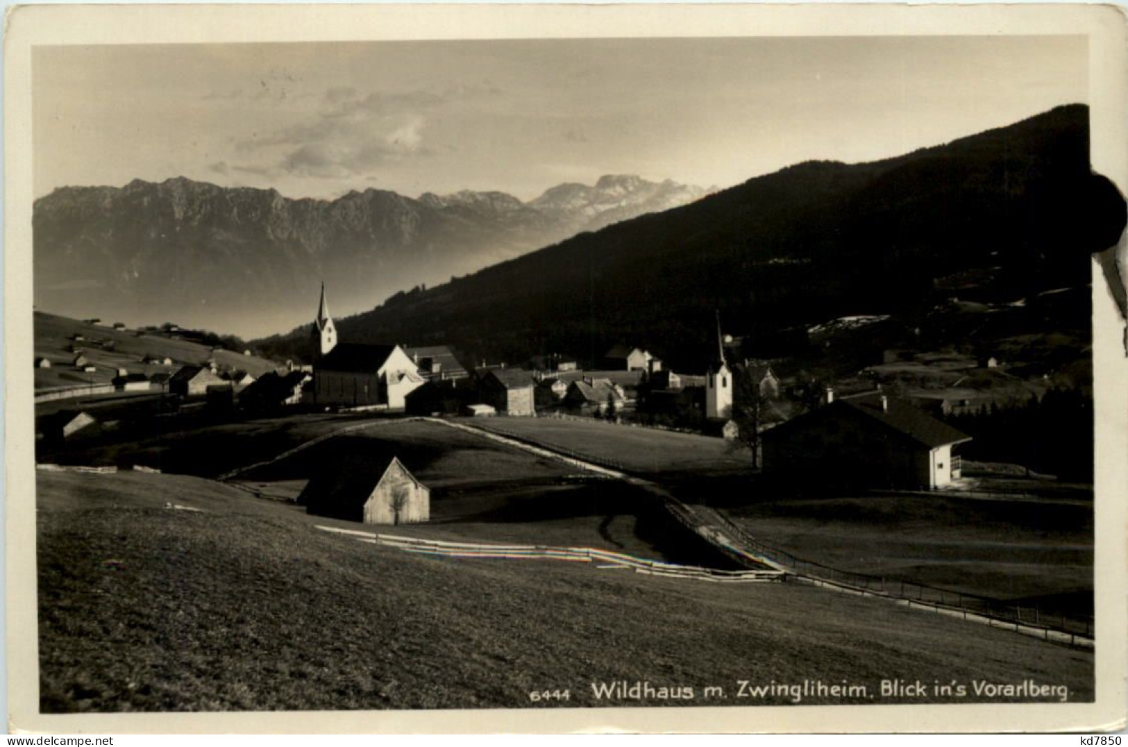 Wildhaus M. Zwingliheim, Blick Ins Vorarlberg - Wildhaus-Alt Sankt Johann