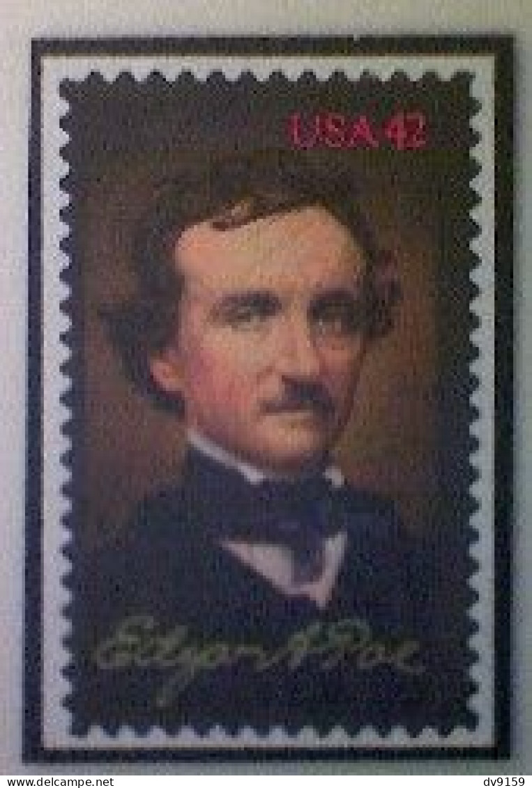 United States, Scott #4377, Used(o), 2009, Edgar Allan Poe, 42¢, Multicolored - Used Stamps