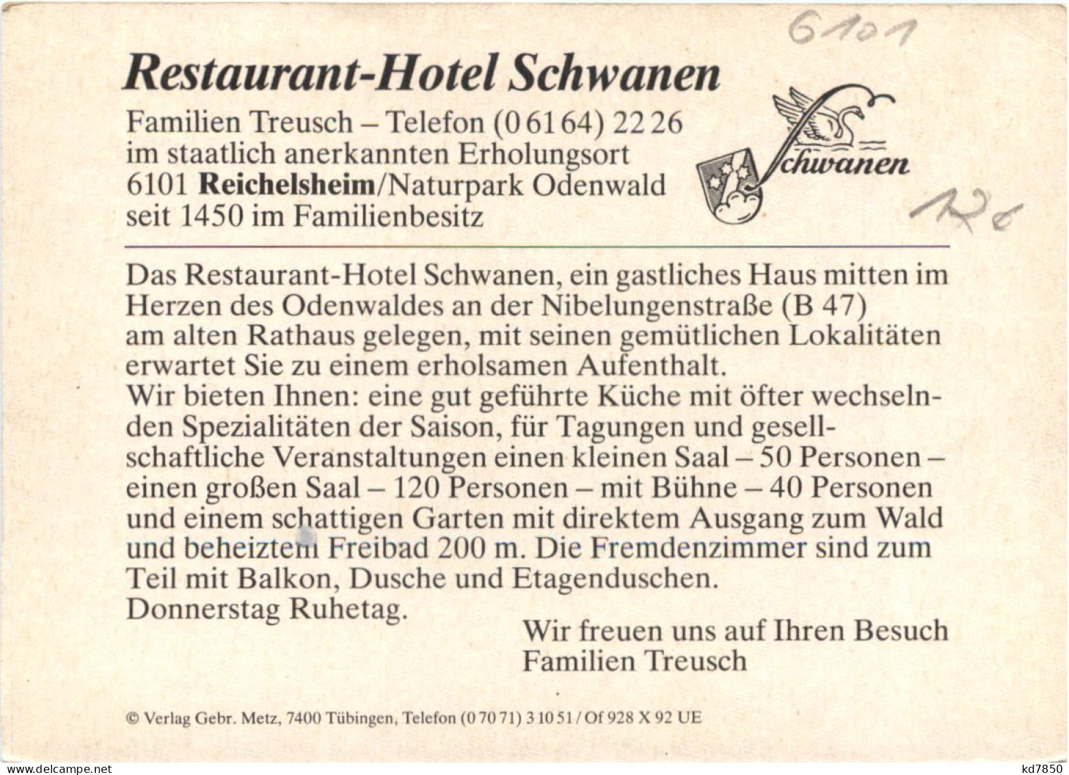 Reichelsheim - Hotel Schwanen - Mosbach