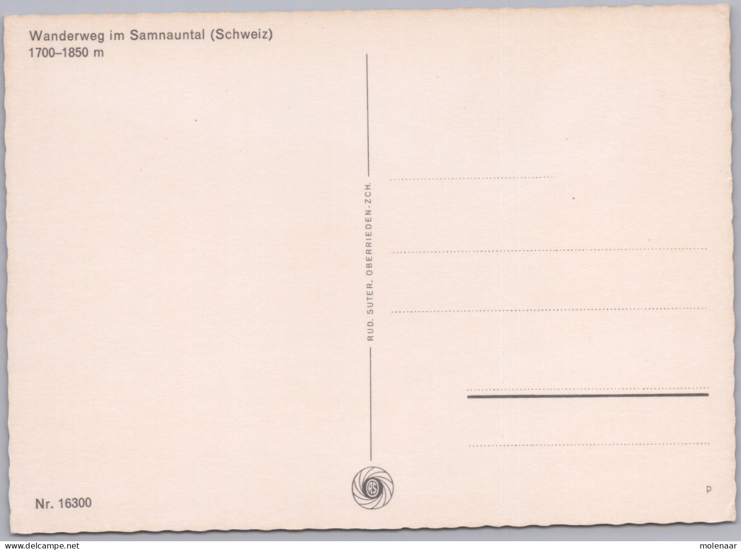 Postkaarten > Europa > Zwitserland > GR Graubünden > Samnaun Ongebruikt (16007) - Samnaun