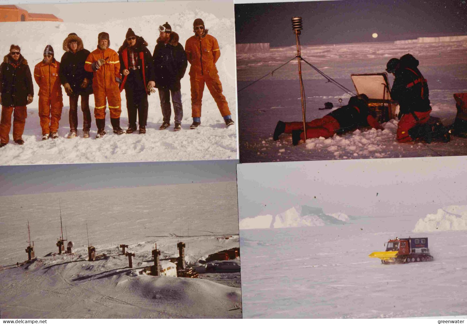Germany Ausbau Der Deutschen Antarktis Forschungsstation Georg Von Neumayer 20 Original Photo's (NE149) - Bases Antarctiques