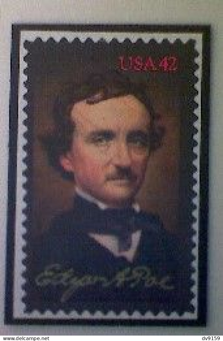 United States, Scott #4377, Used(o), 2009, Edgar Allan Poe, 42¢, Multicolored - Used Stamps