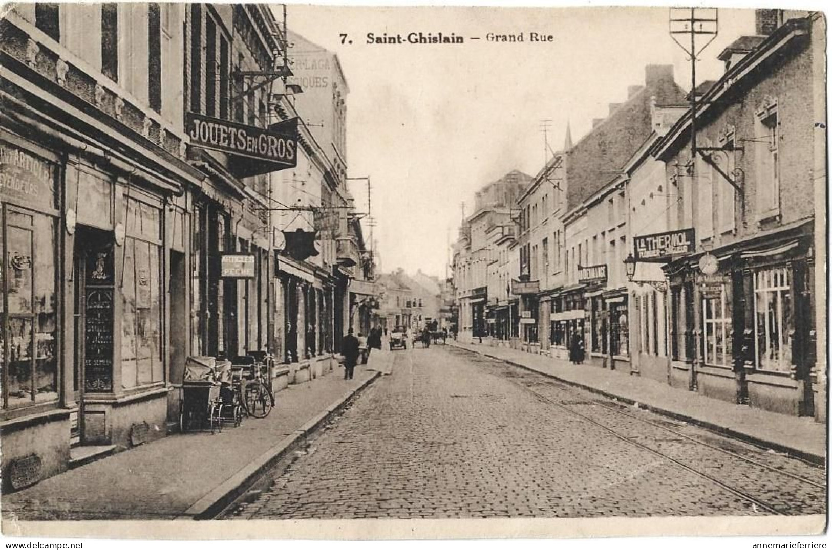 St.Ghislain.  Grand'Rue - Saint-Ghislain