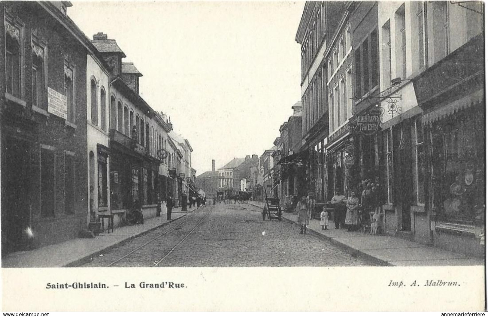 St.Ghislain. La Grand'Rue - Saint-Ghislain