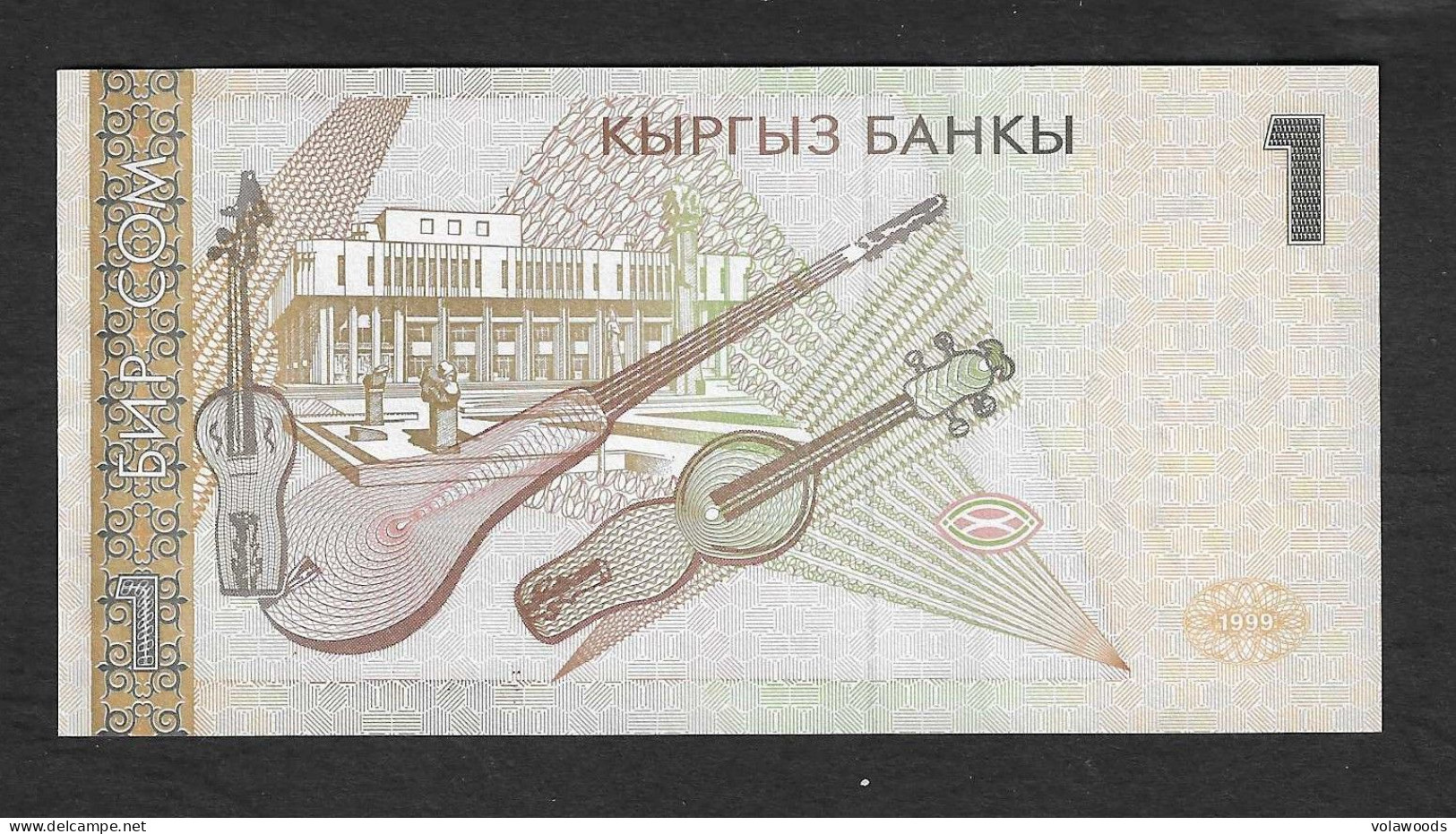Kirghizistan  - Banconota Non Circolata FdS UNC Da 1 Som P-15a - 1999 #19 - Kirghizistan