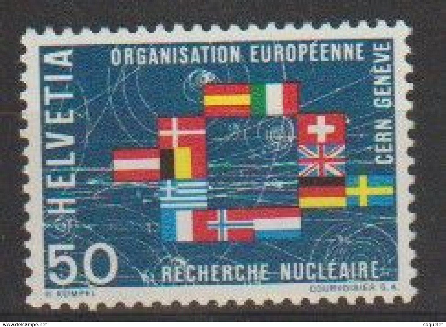 SUISSE 1966  N° 768  XX  -   Centre Européen De Recherches Nucléaires - EU-Organe