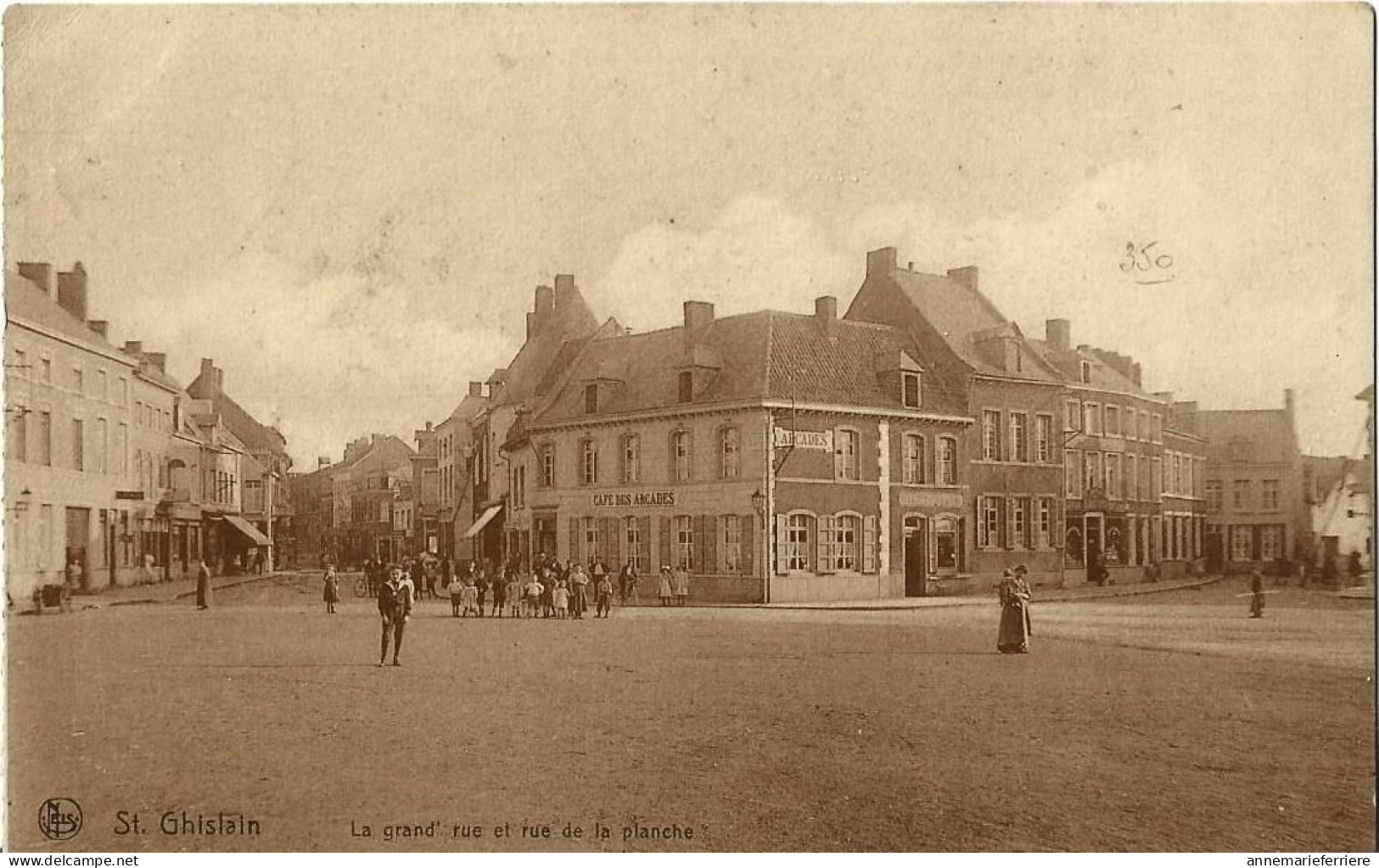 St.Ghislain. La Grand'Rue Et Rue De La Planche - Saint-Ghislain