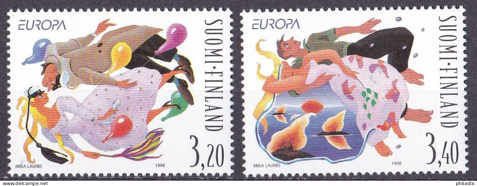 Finnland Satz Von 1998 **/MNH (A4-15) - Unused Stamps