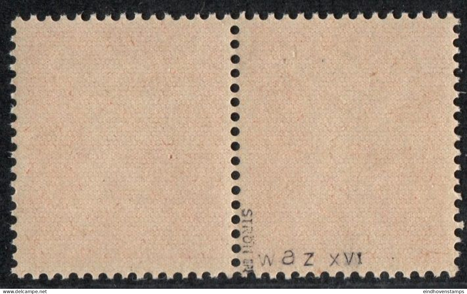 Germany 1945 Stadt Berlin 12 Pf WAZ Plateflaw Mi XVI MNH Certified Ströh BPP Vertical Scratch Through  Ber"L"in - Berlin & Brandebourg