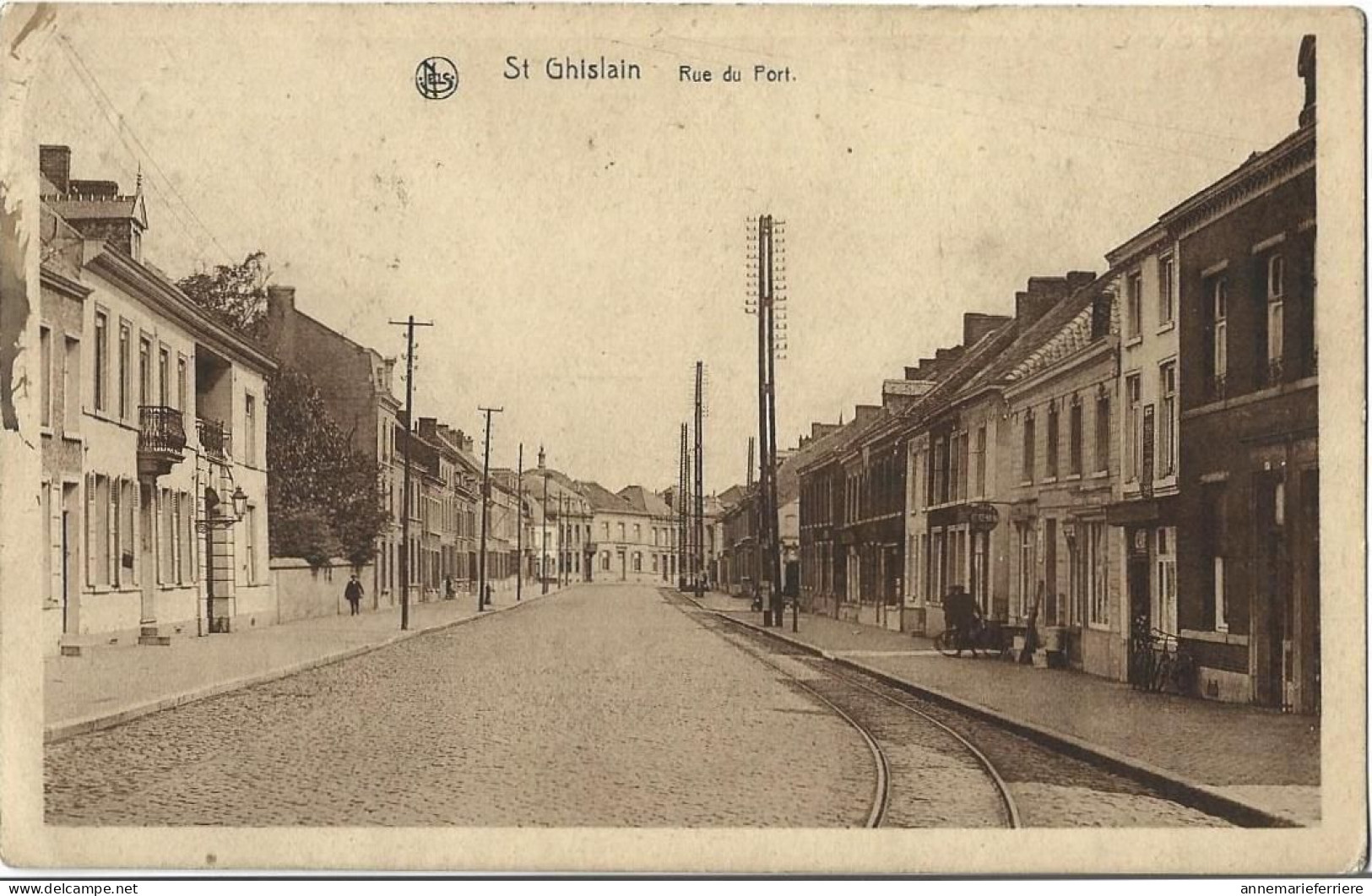 St.Ghislain. Rue Et Rue Du Port - Saint-Ghislain